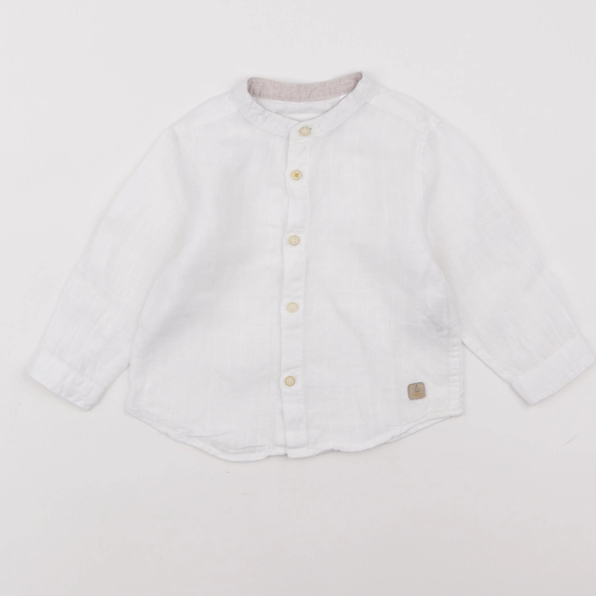 Zara - chemise blanc - 6/9 mois