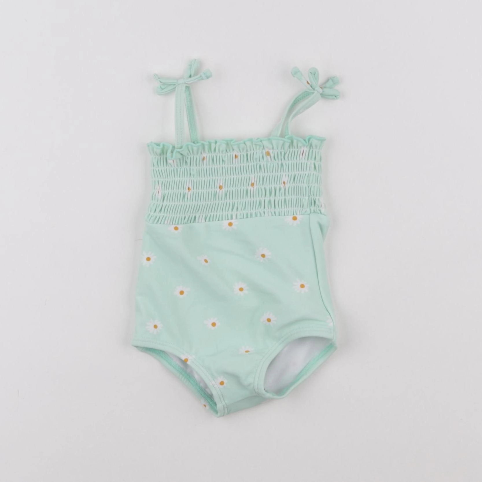 Vertbaudet - maillot de bain vert - 3 mois