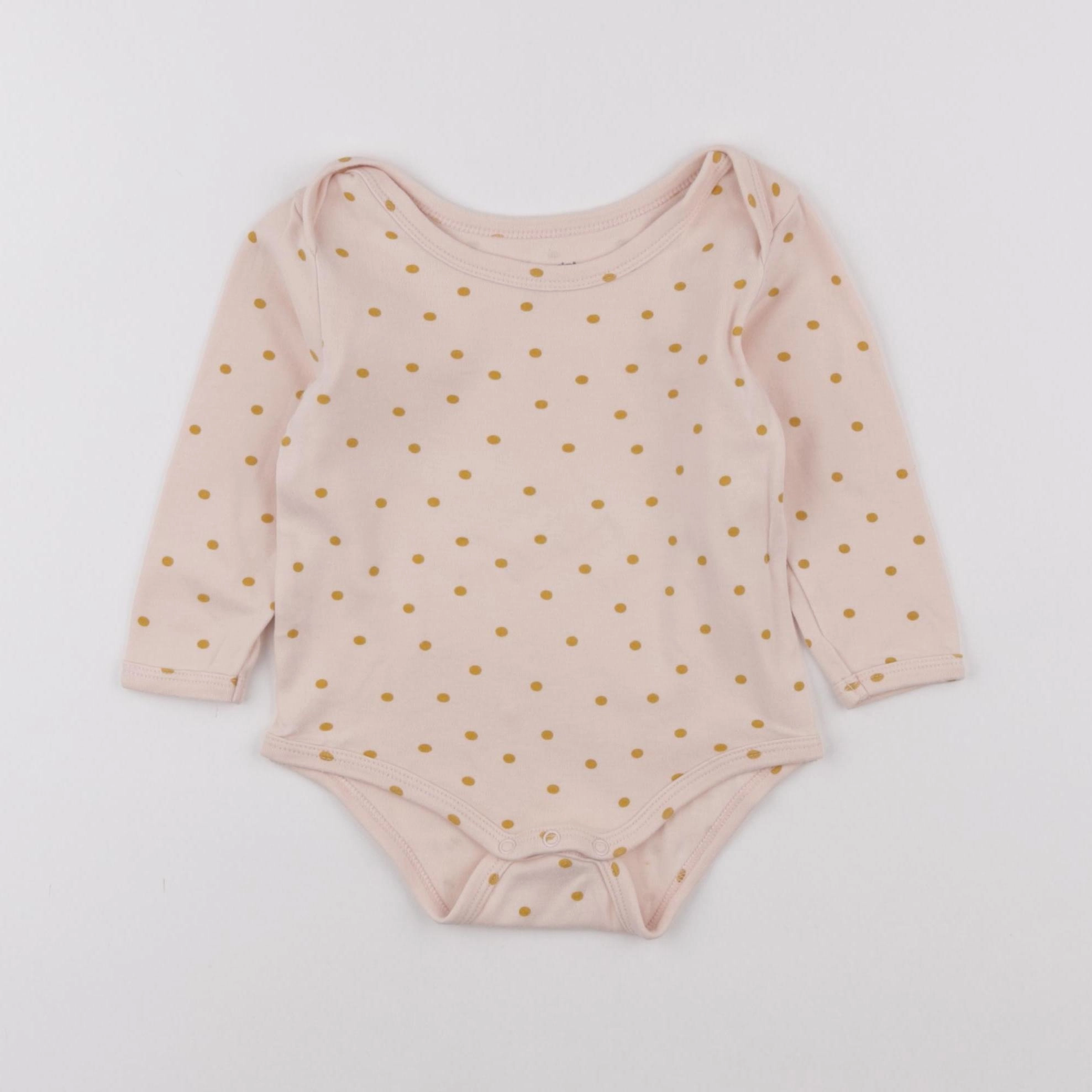 Vertbaudet - body rose - 12 mois