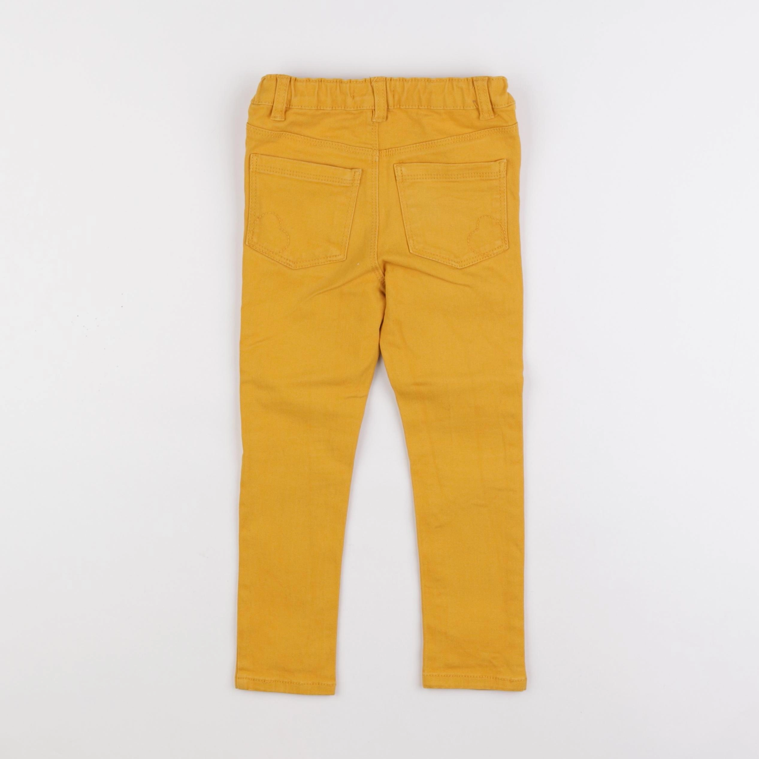 Vertbaudet - pantalon jaune - 4 ans