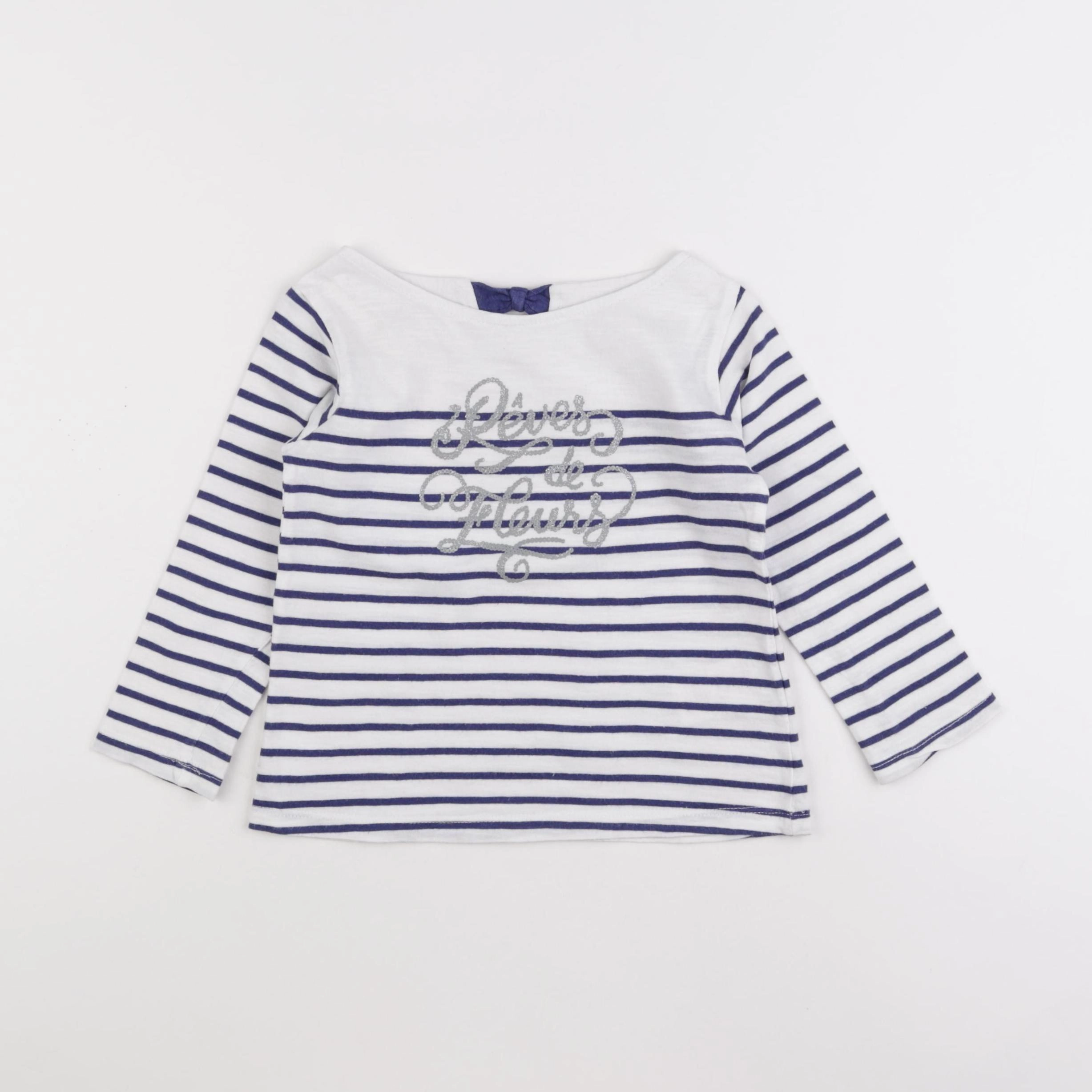 Vertbaudet - tee-shirt blanc - 4 ans