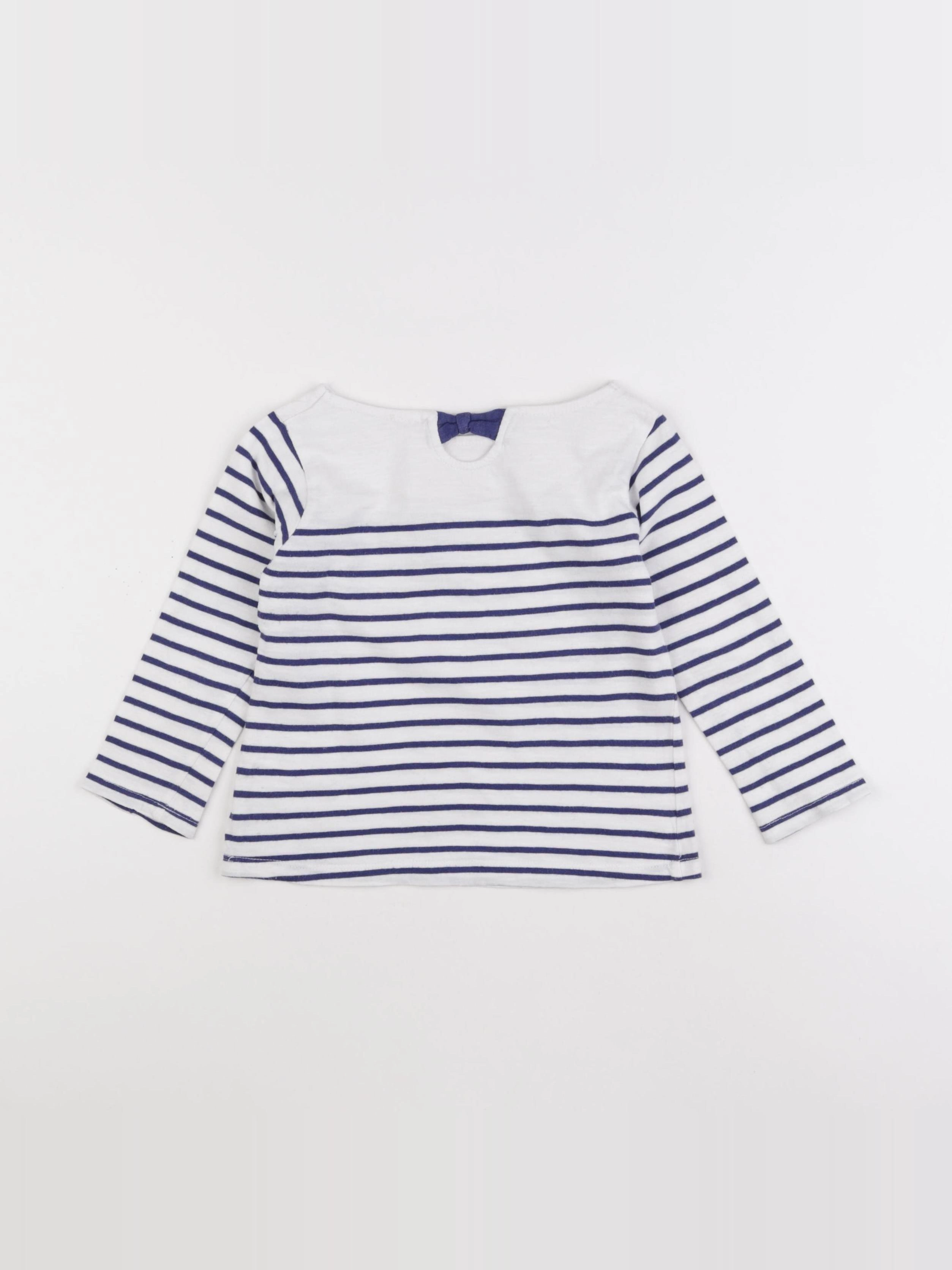 Vertbaudet - tee-shirt blanc - 4 ans
