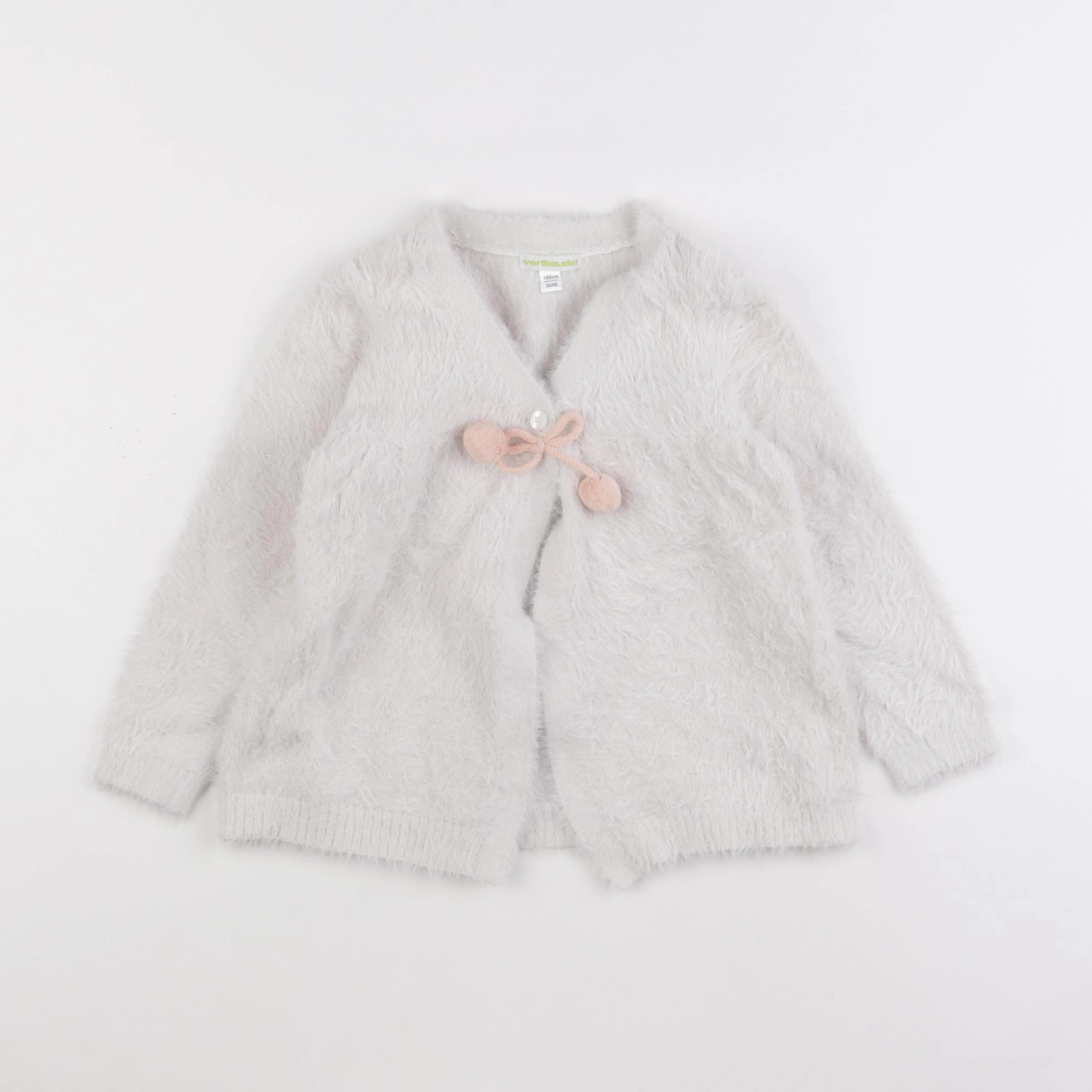 Vertbaudet - gilet blanc, or - 5 ans
