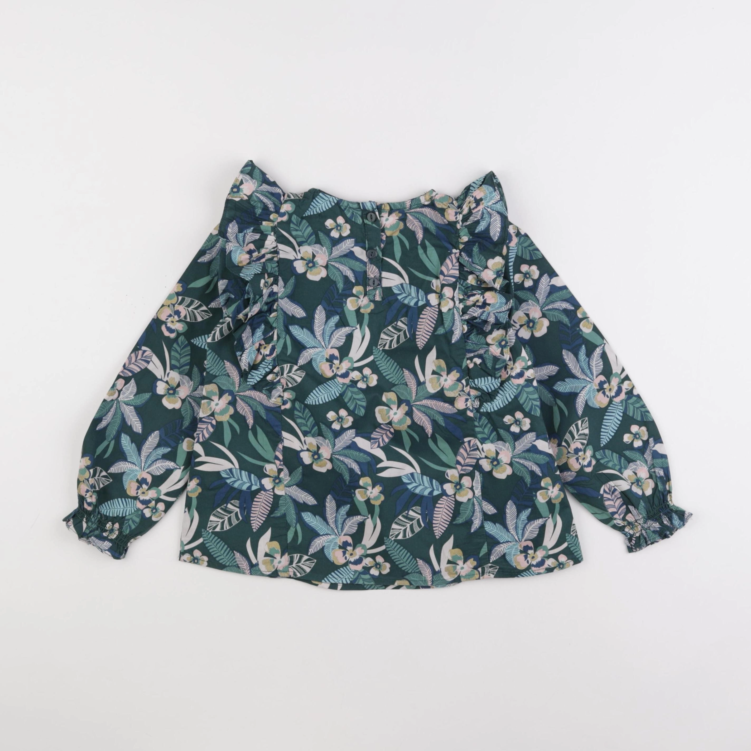 Vertbaudet - blouse vert - 6 ans