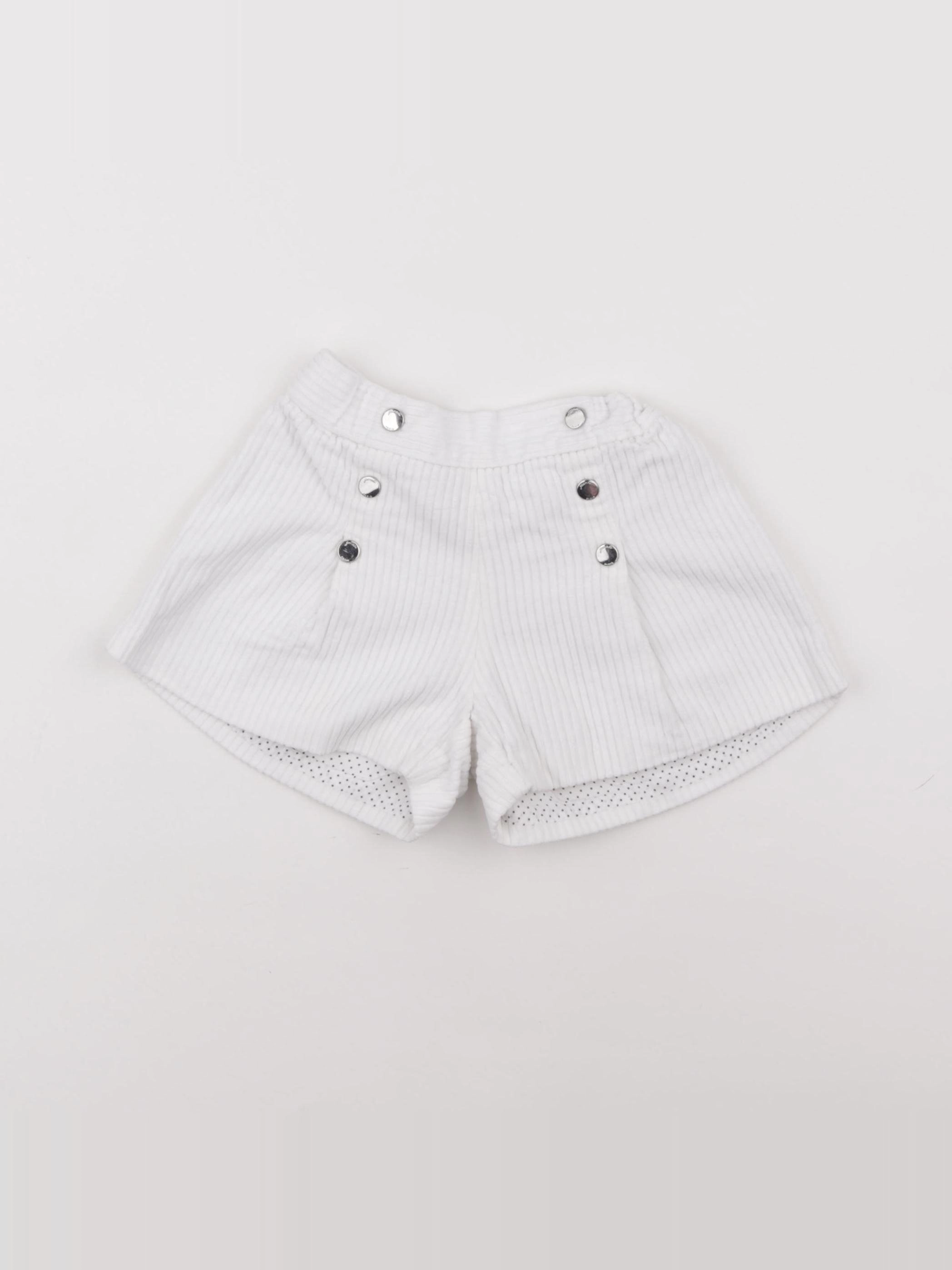 Jacadi - short blanc - 18 mois