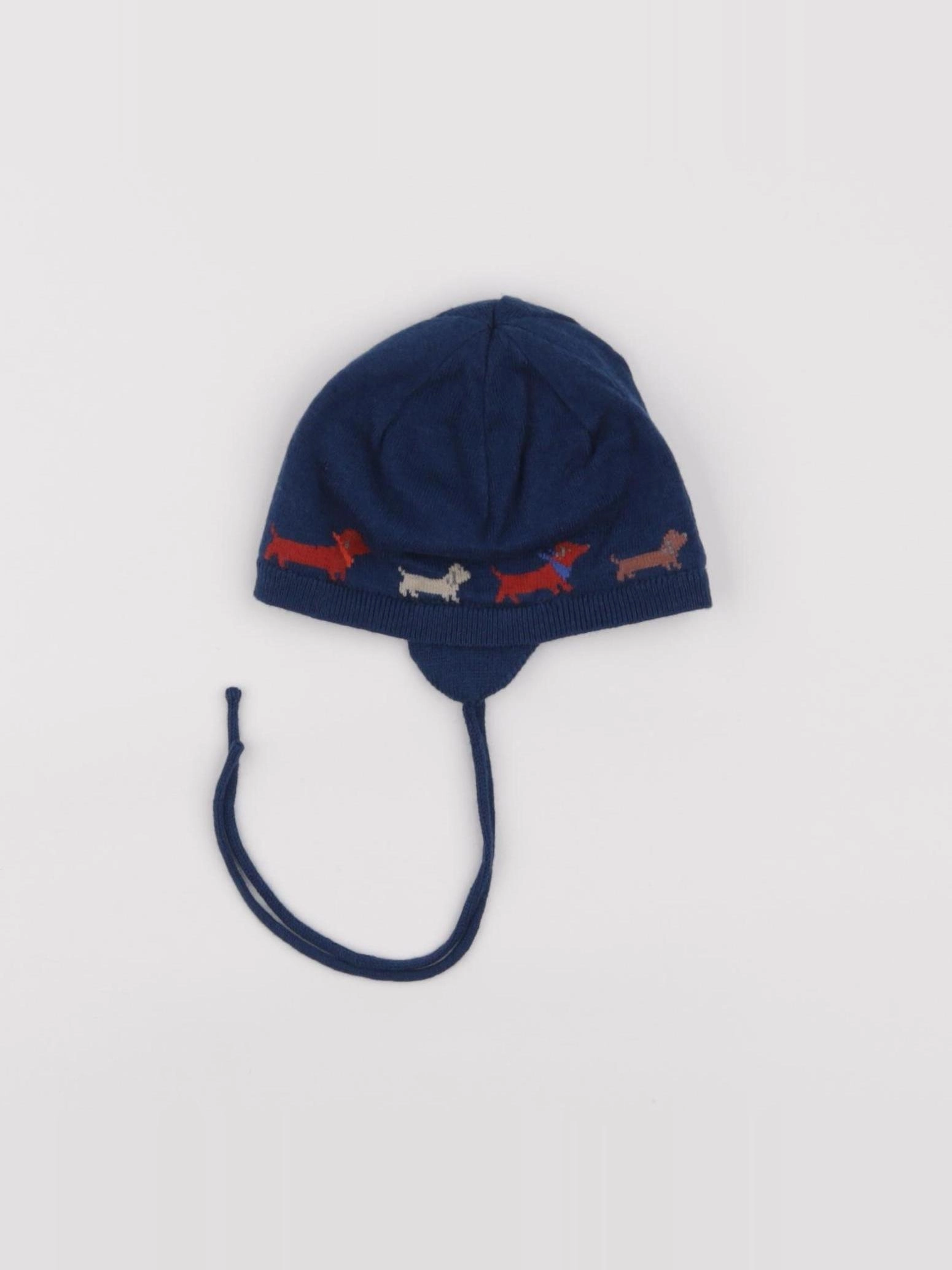 Jacadi - bonnet bleu - 3 mois