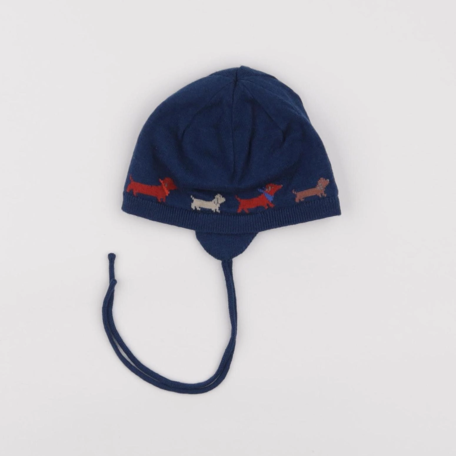 Jacadi - bonnet bleu - 3 mois