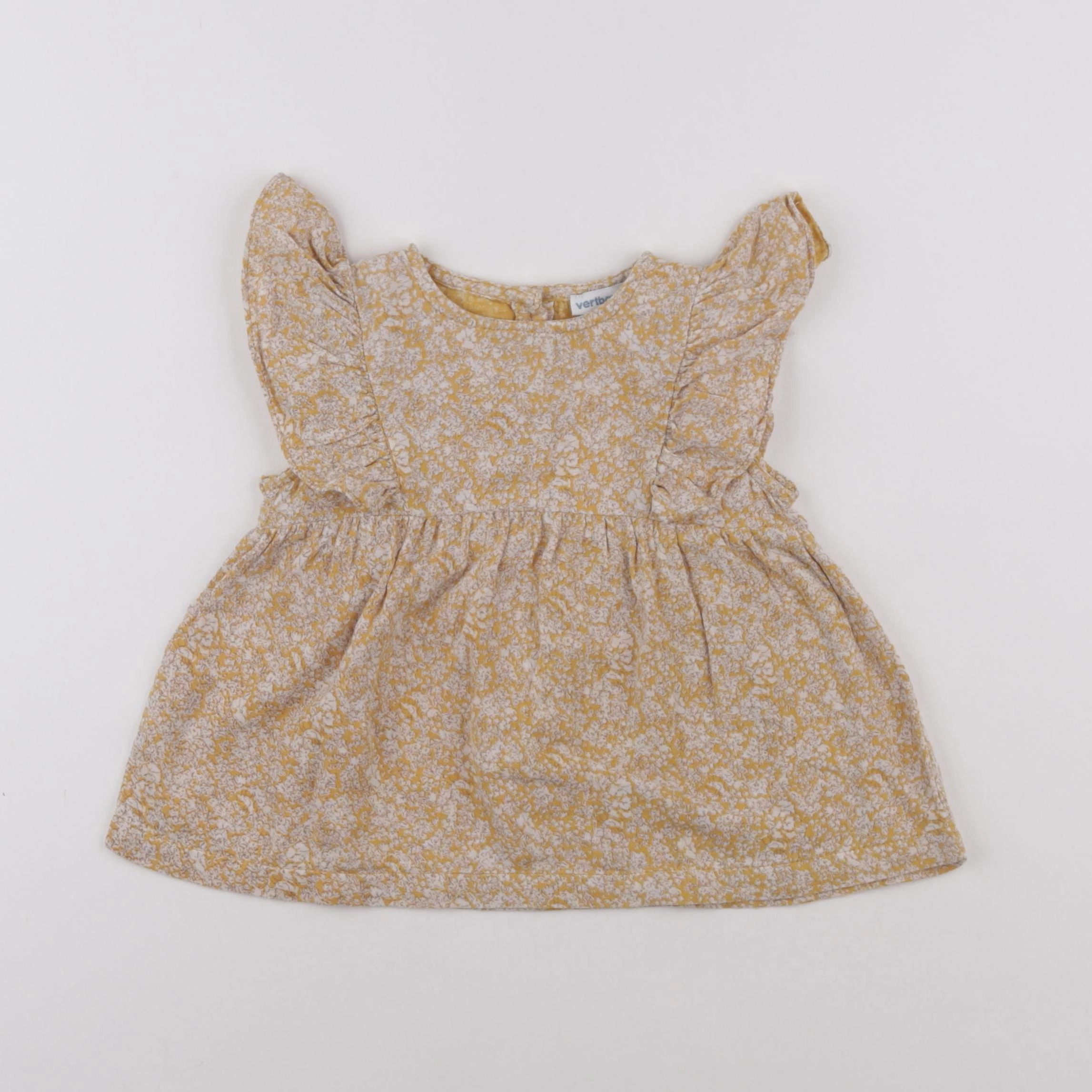 Vertbaudet - blouse jaune - 2 ans
