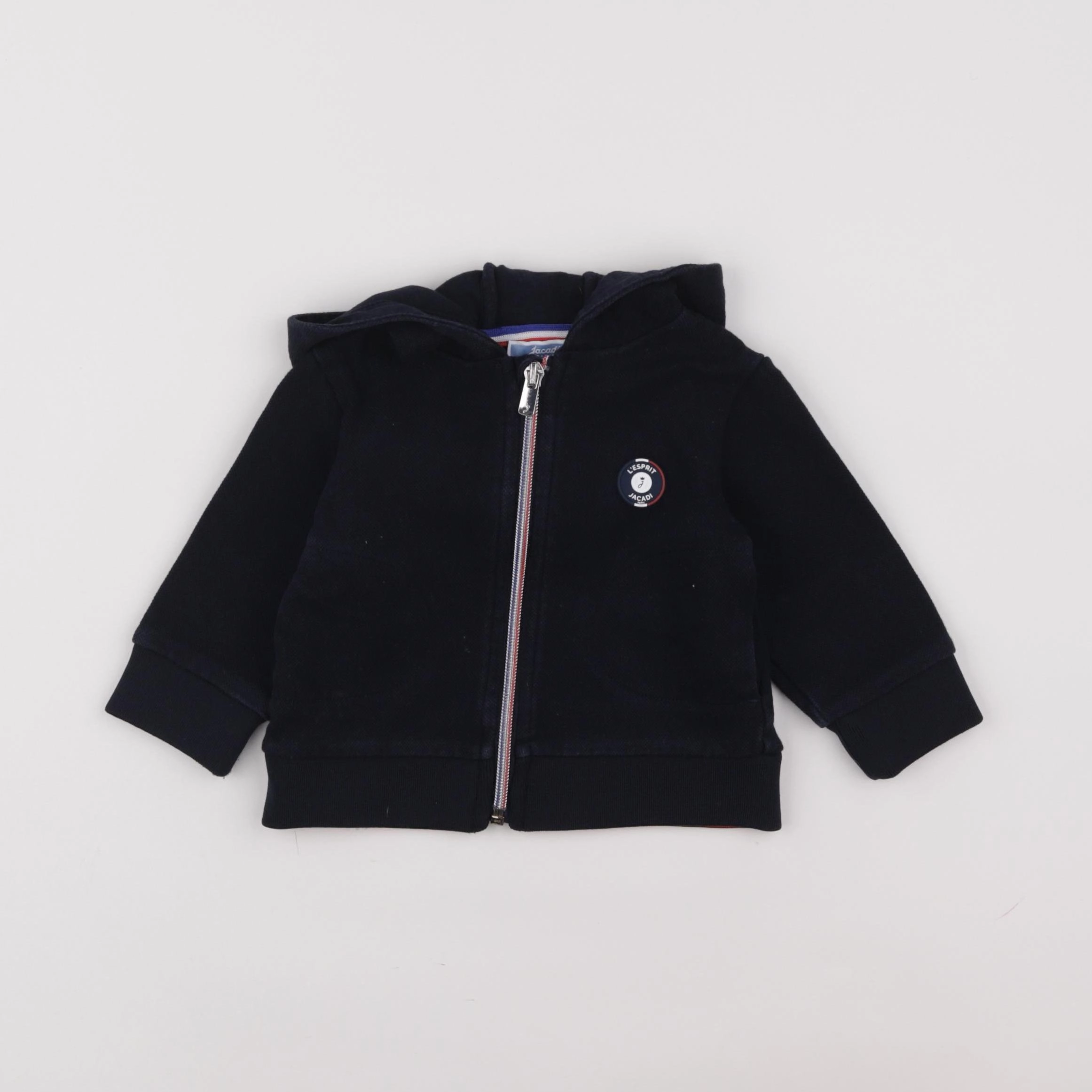 Jacadi - gilet bleu - 12 mois