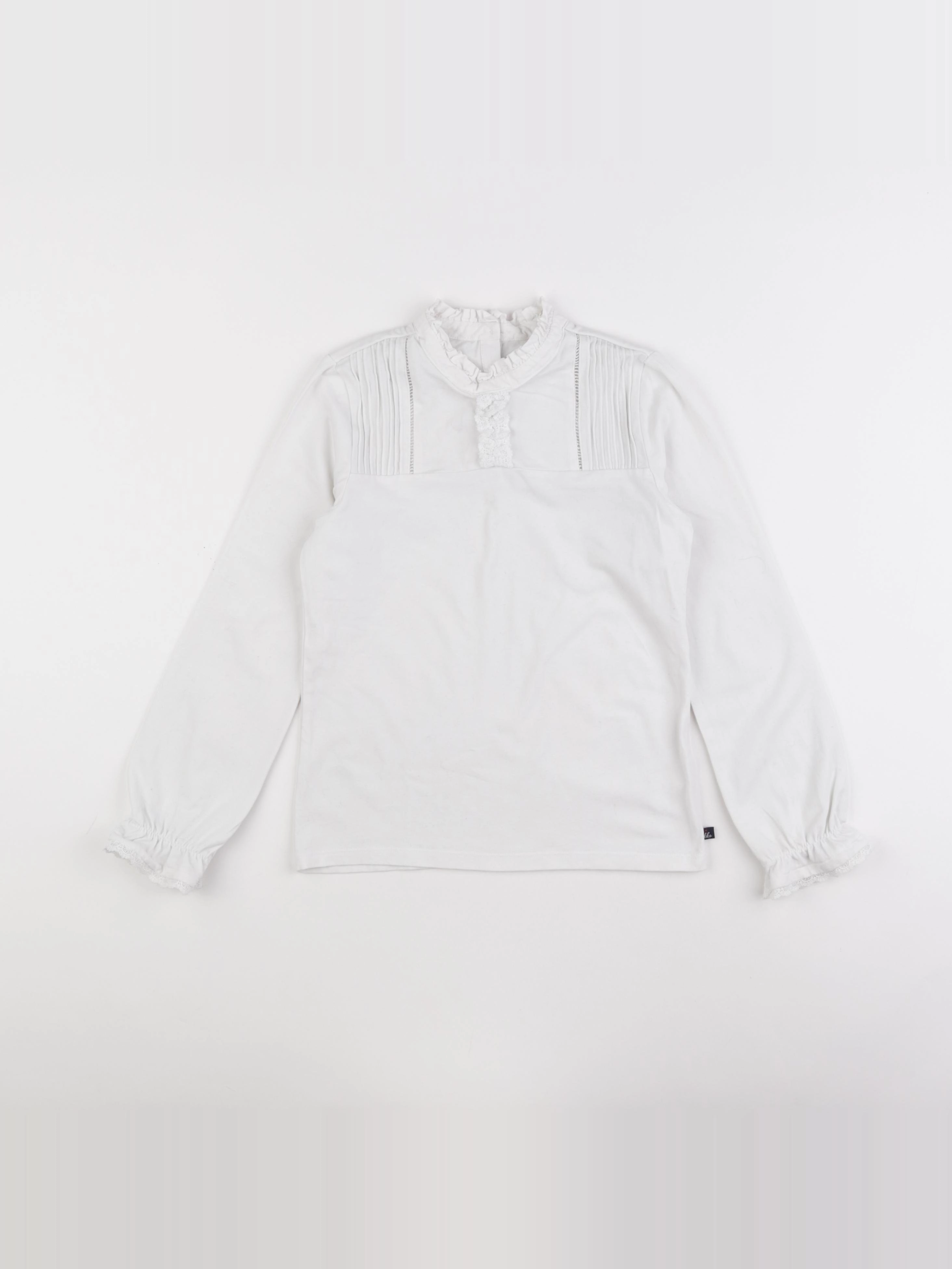 IKKS - tee-shirt blanc - 8 ans