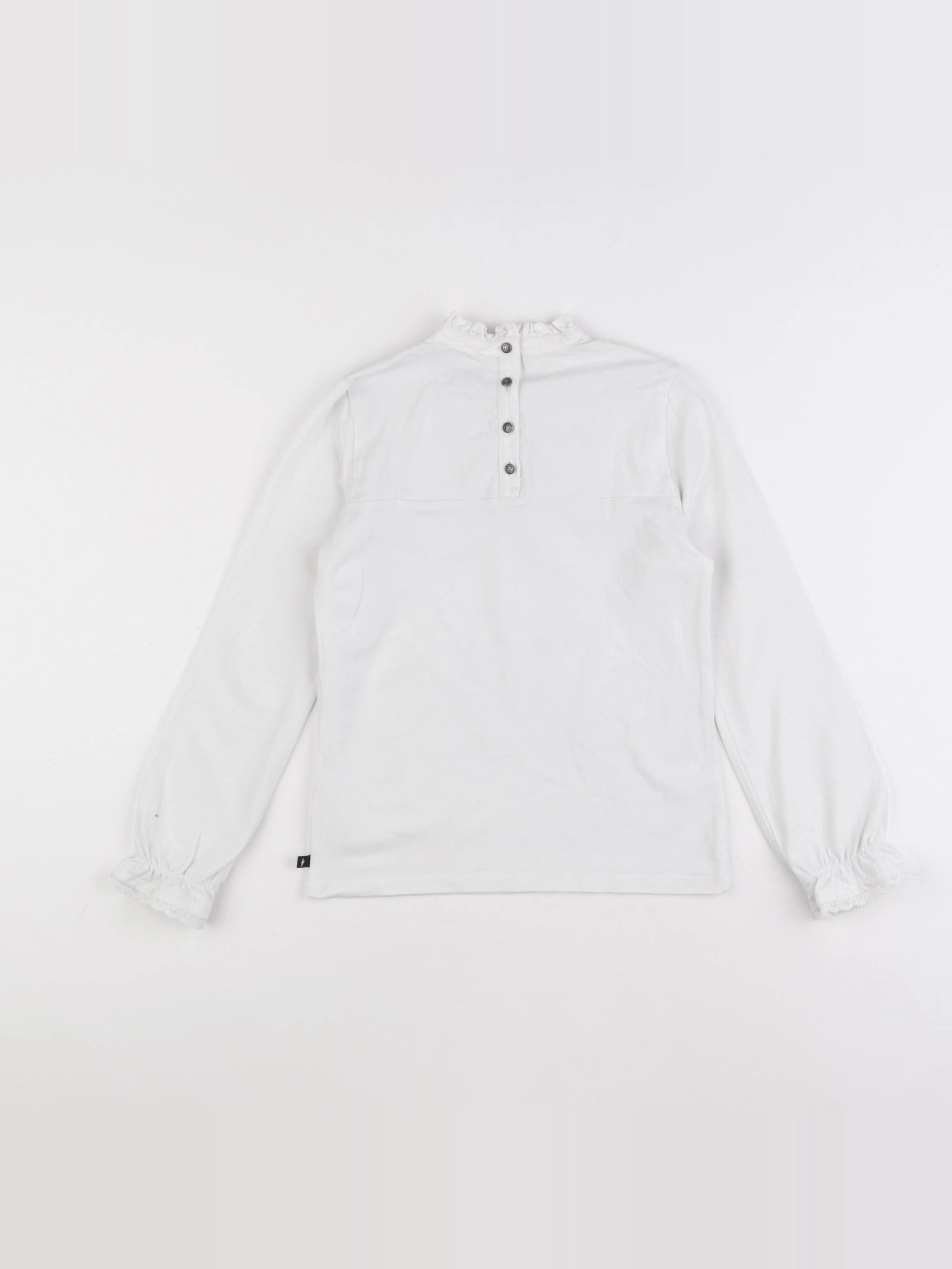 IKKS - tee-shirt blanc - 8 ans