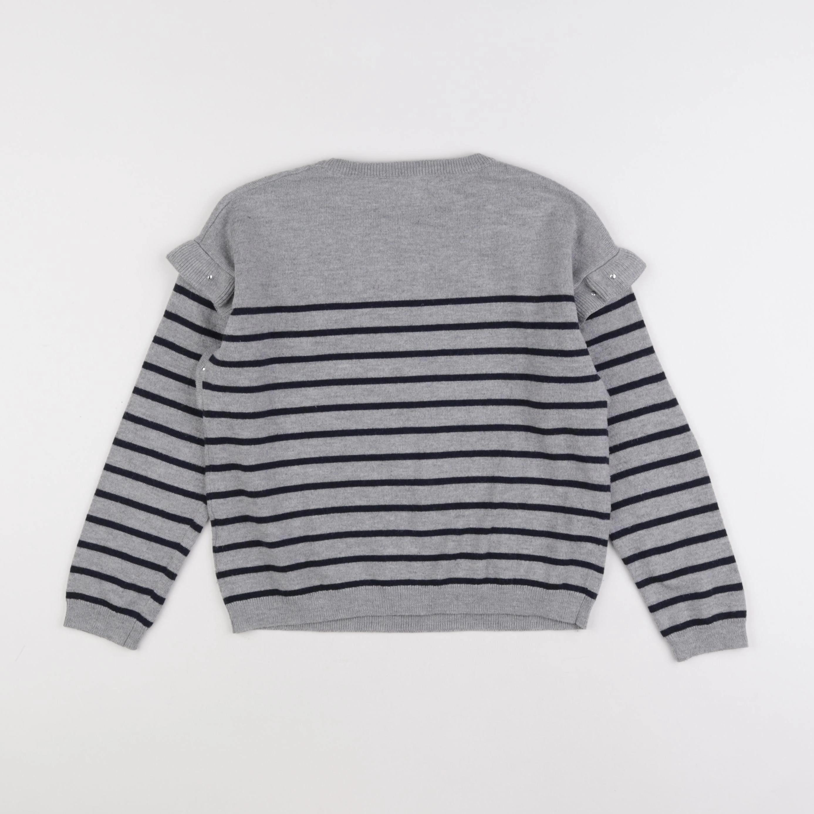 IKKS - pull gris - 8 ans