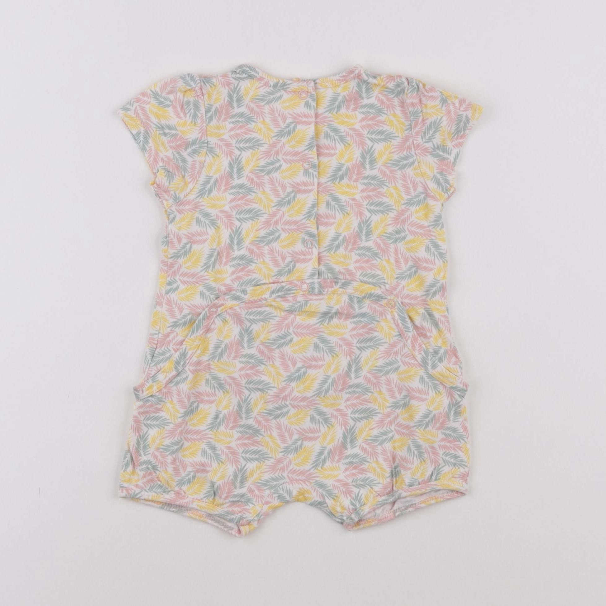 Vertbaudet - combinaison multicolore - 6 mois