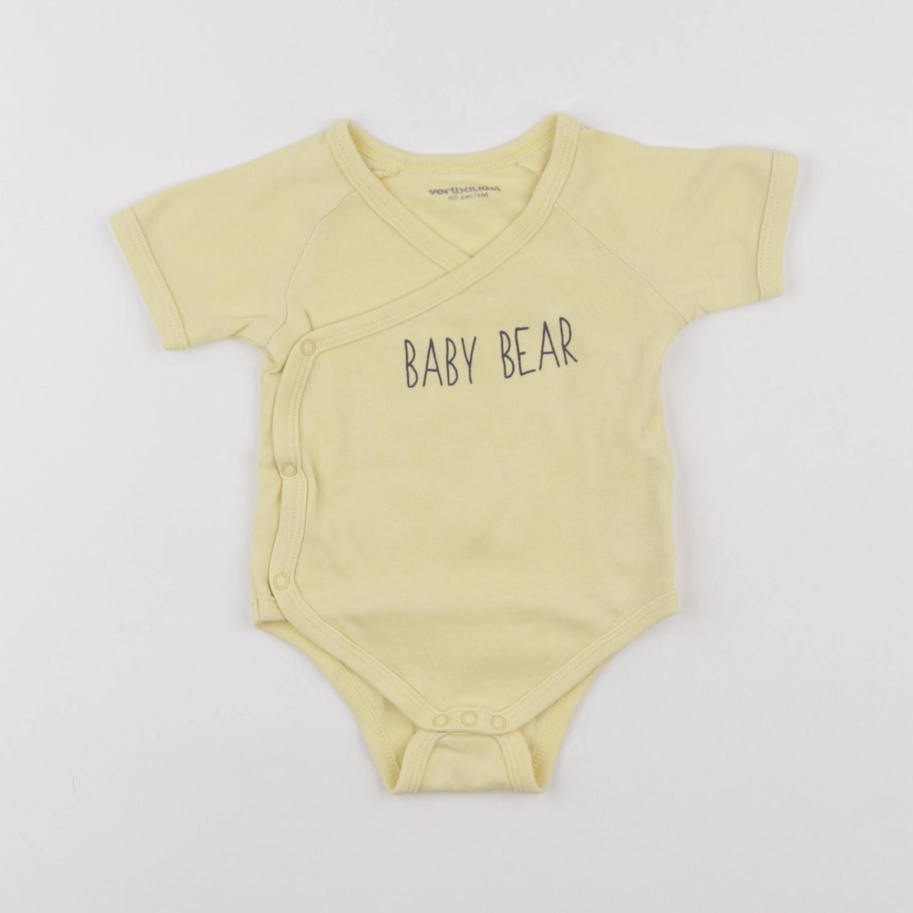 Vertbaudet - body jaune - 3 mois