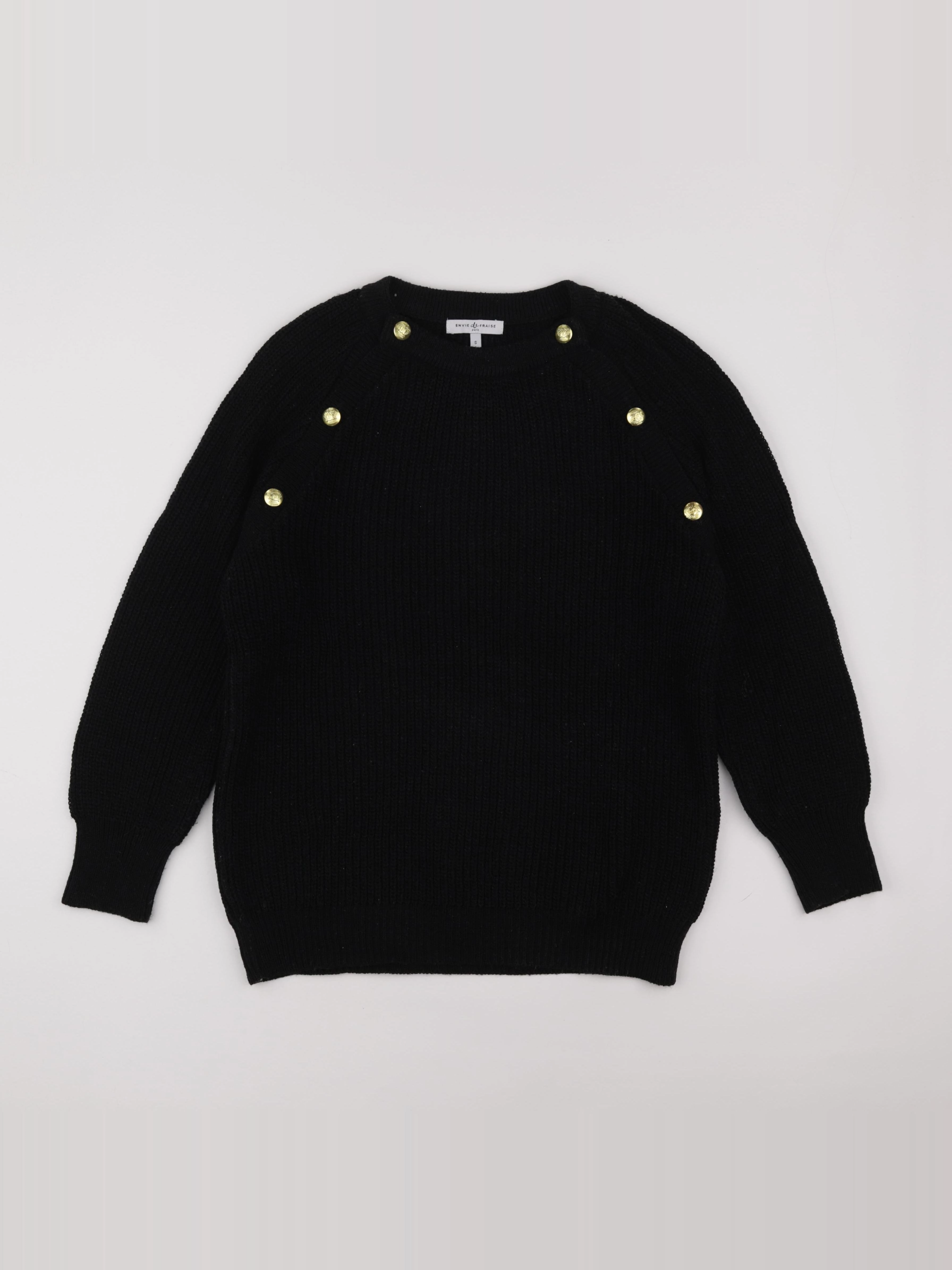 Envie de fraise - pull grossesse noir - 36