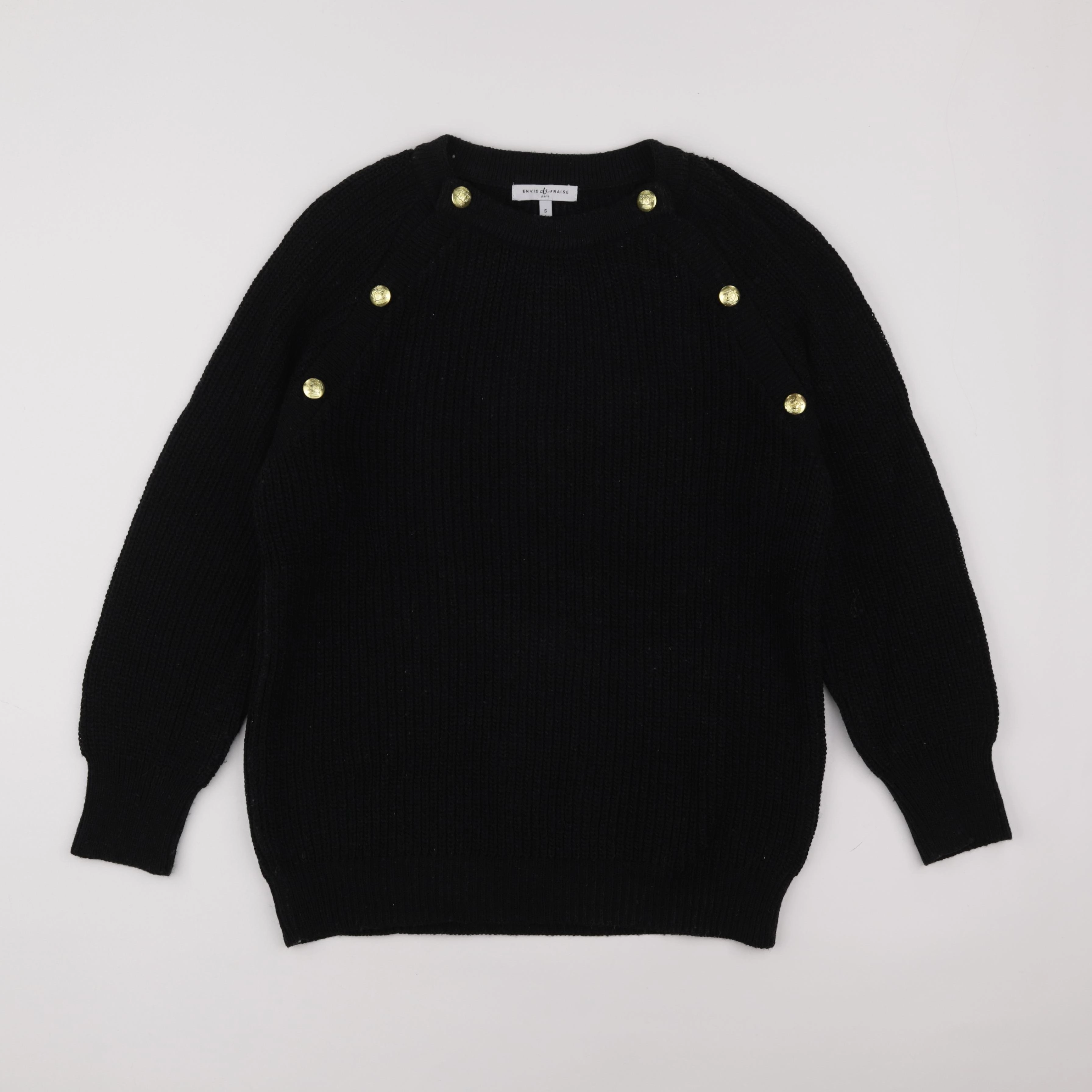 Envie de fraise - pull grossesse noir - 36