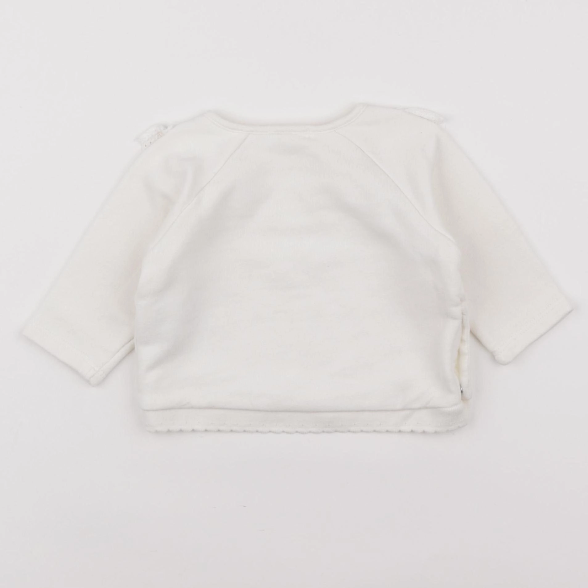 Vertbaudet - sweat beige - 6 mois