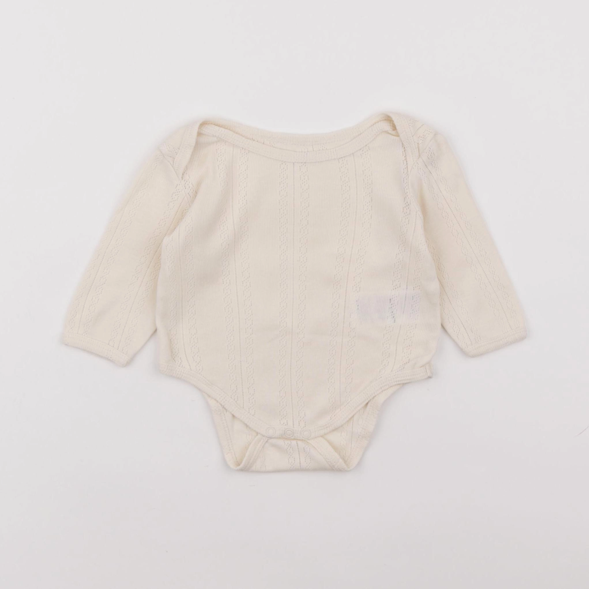Vertbaudet - body beige - 3 mois