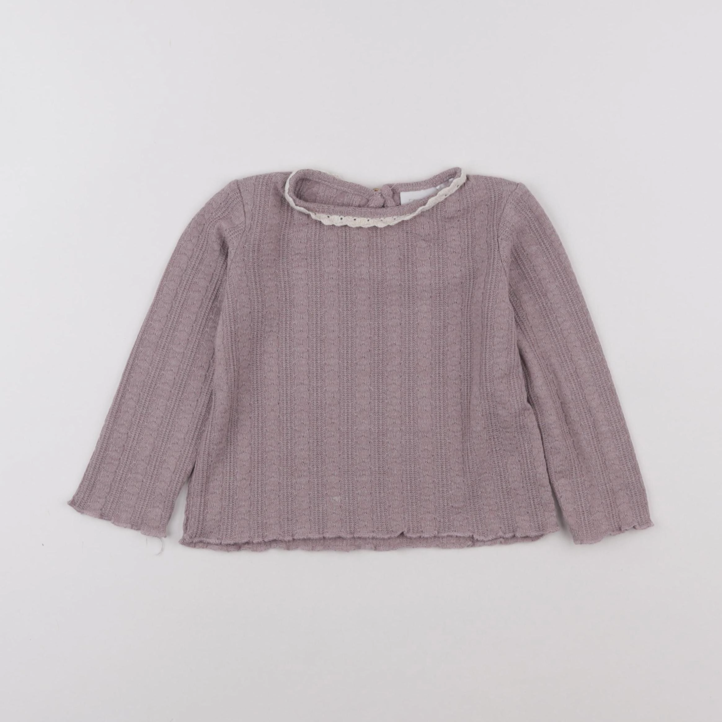 Zara - pull violet - 18/24 mois
