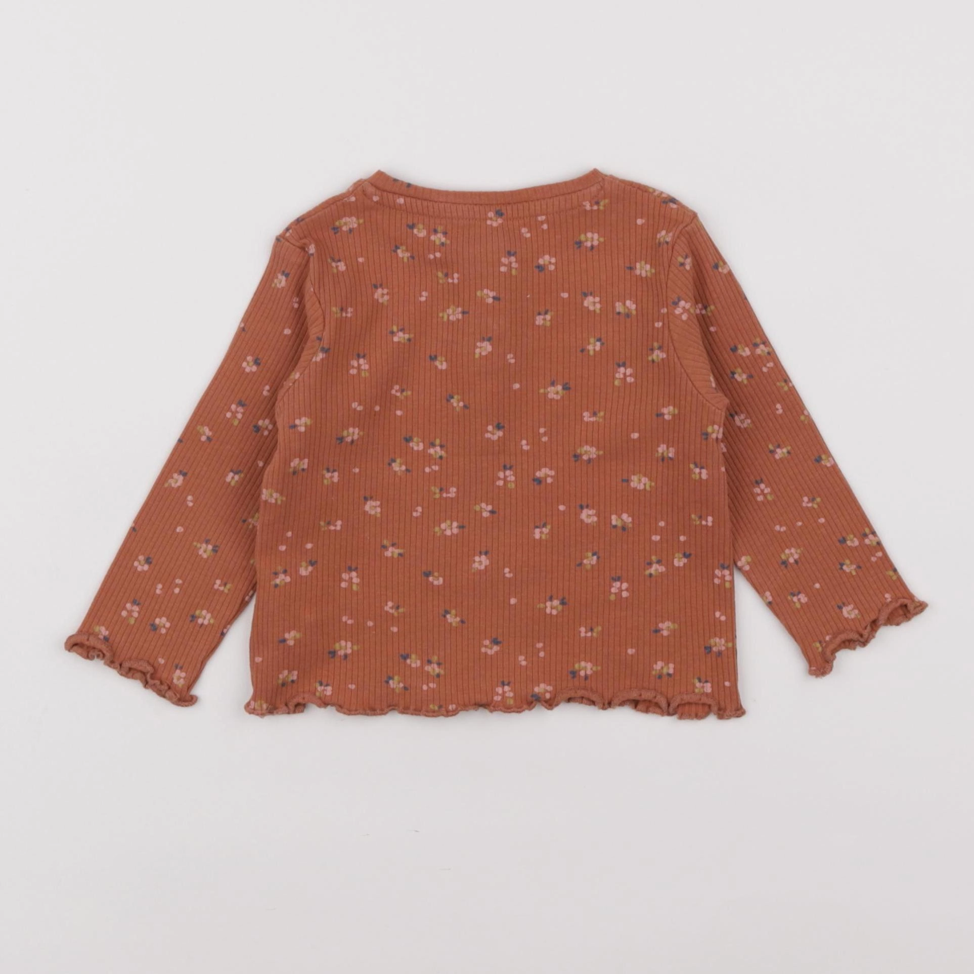 Vertbaudet - tee-shirt marron - 6 mois