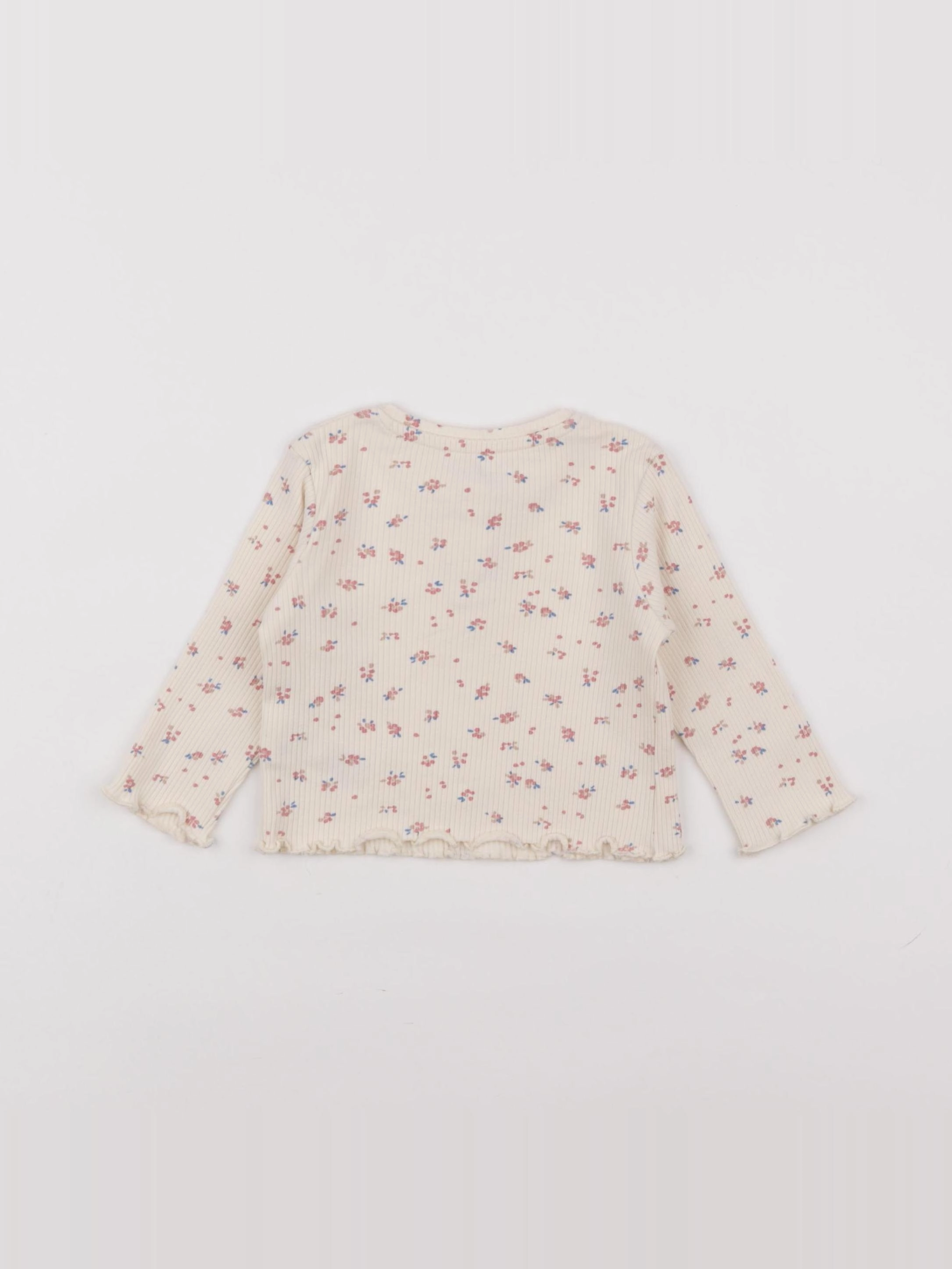 Vertbaudet - tee-shirt beige - 6 mois