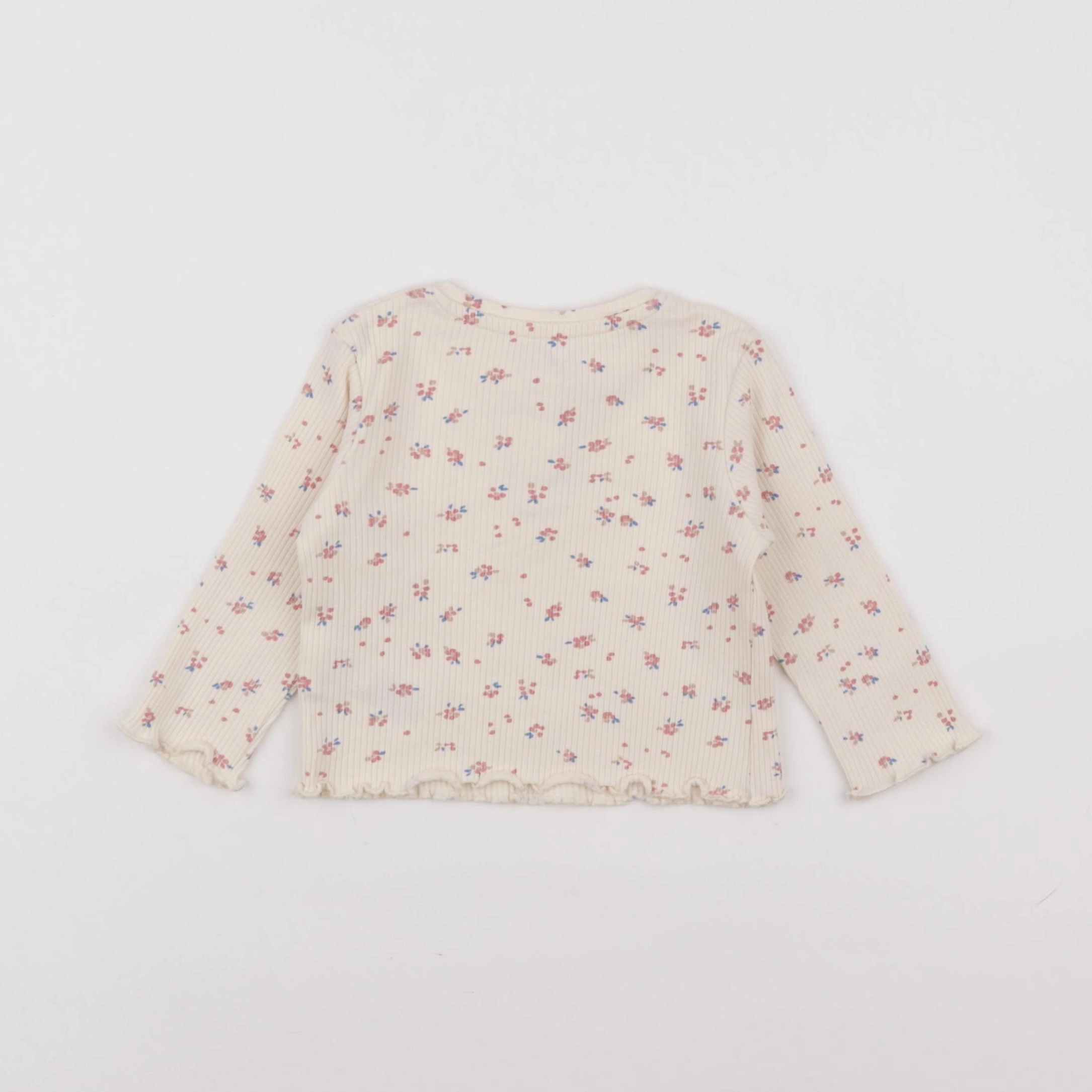 Vertbaudet - tee-shirt beige - 6 mois