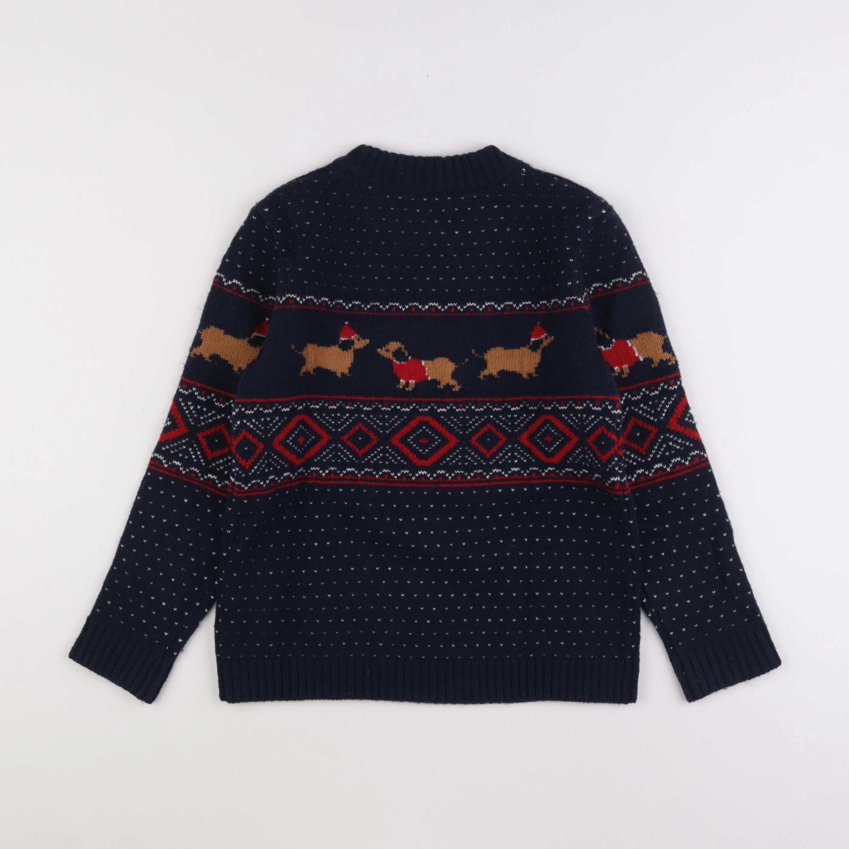 Monoprix - pull bleu - 8 ans