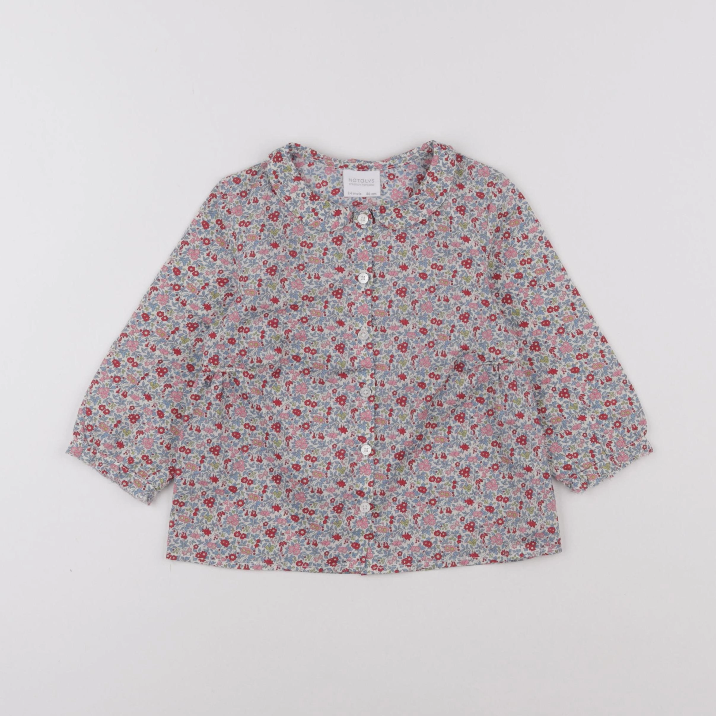 Natalys - blouse multicolore - 24 mois