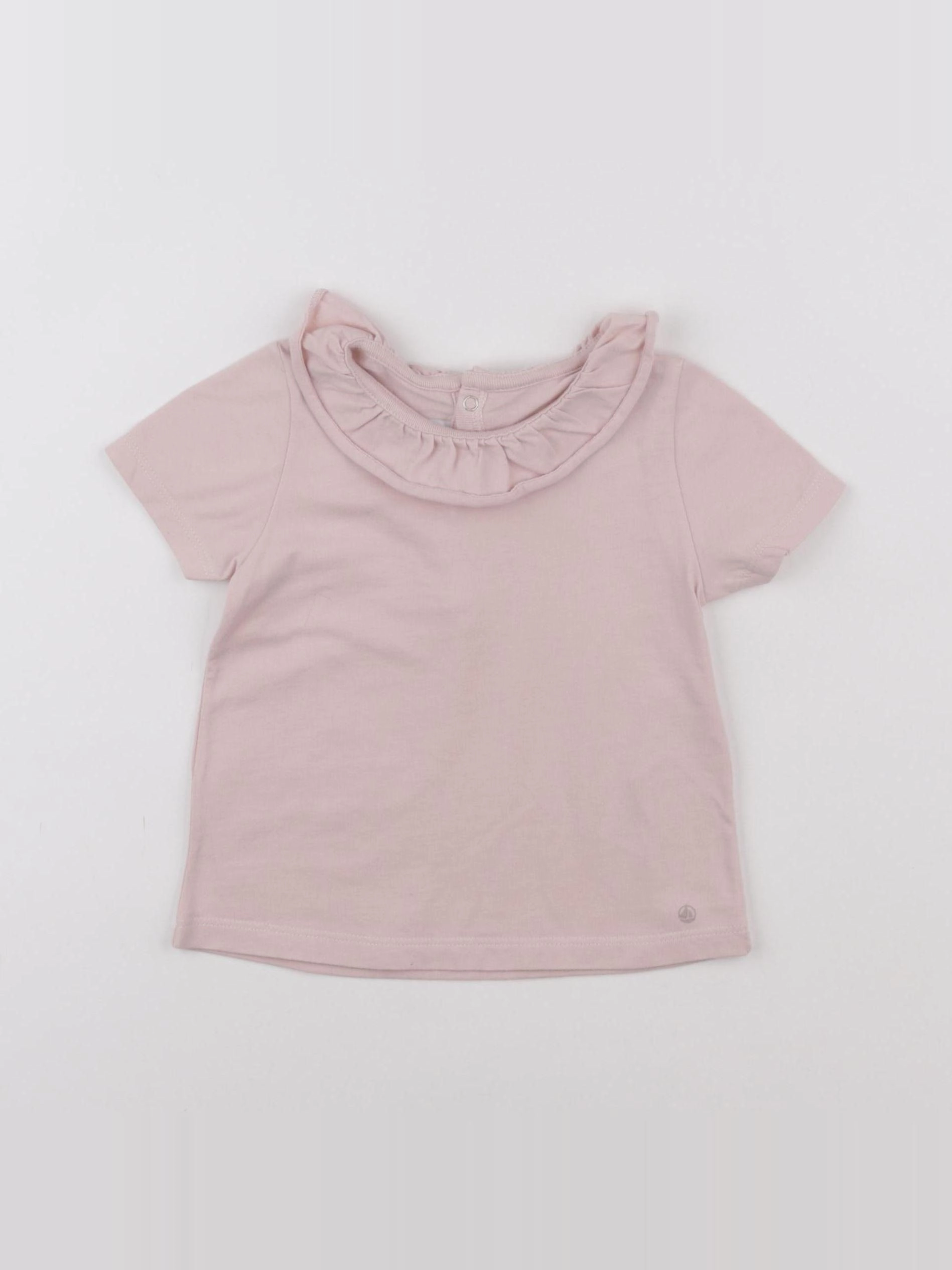 Petit Bateau - tee-shirt rose - 18 mois