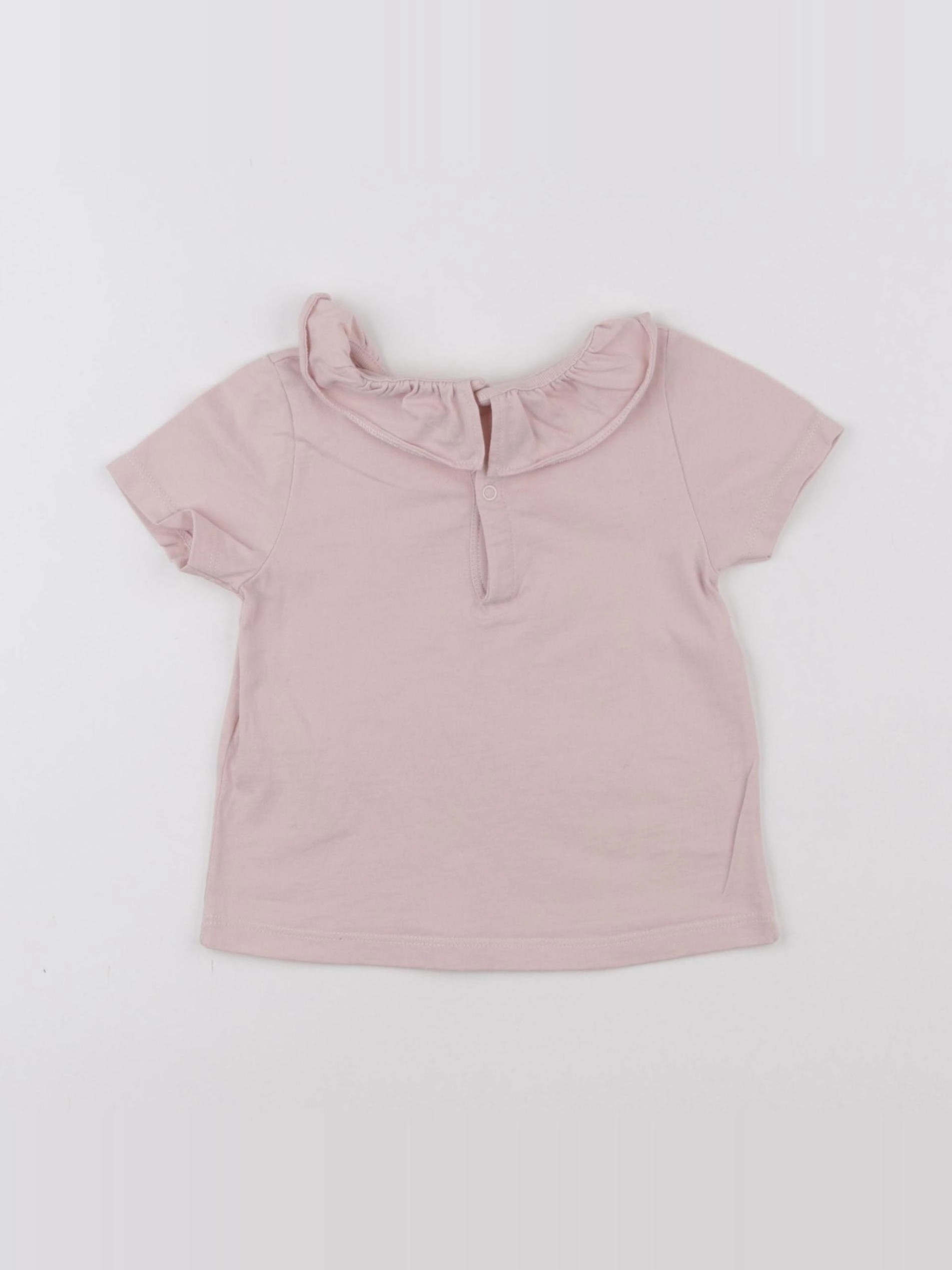 Petit Bateau - tee-shirt rose - 18 mois