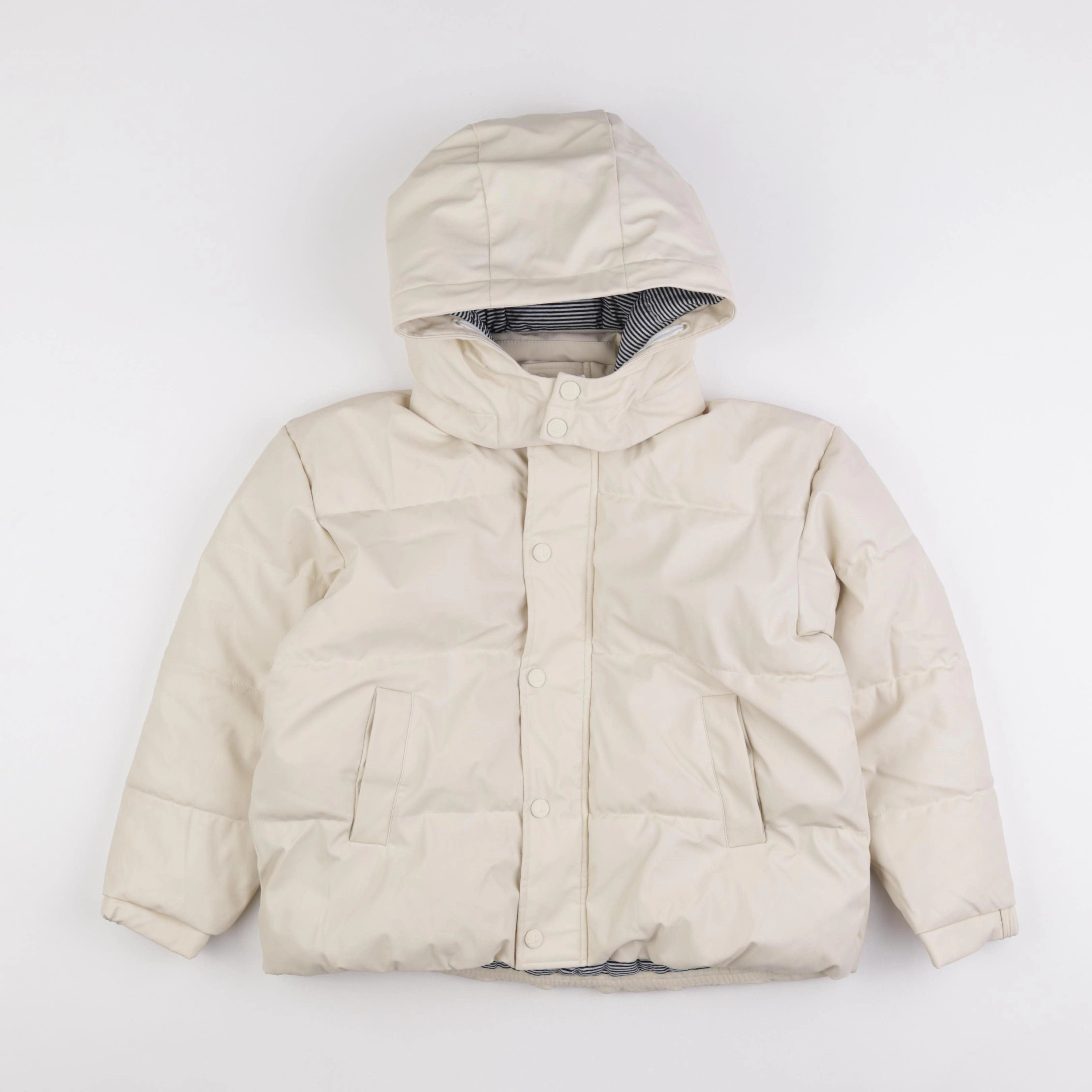 Petit Bateau - doudoune beige - 10 ans