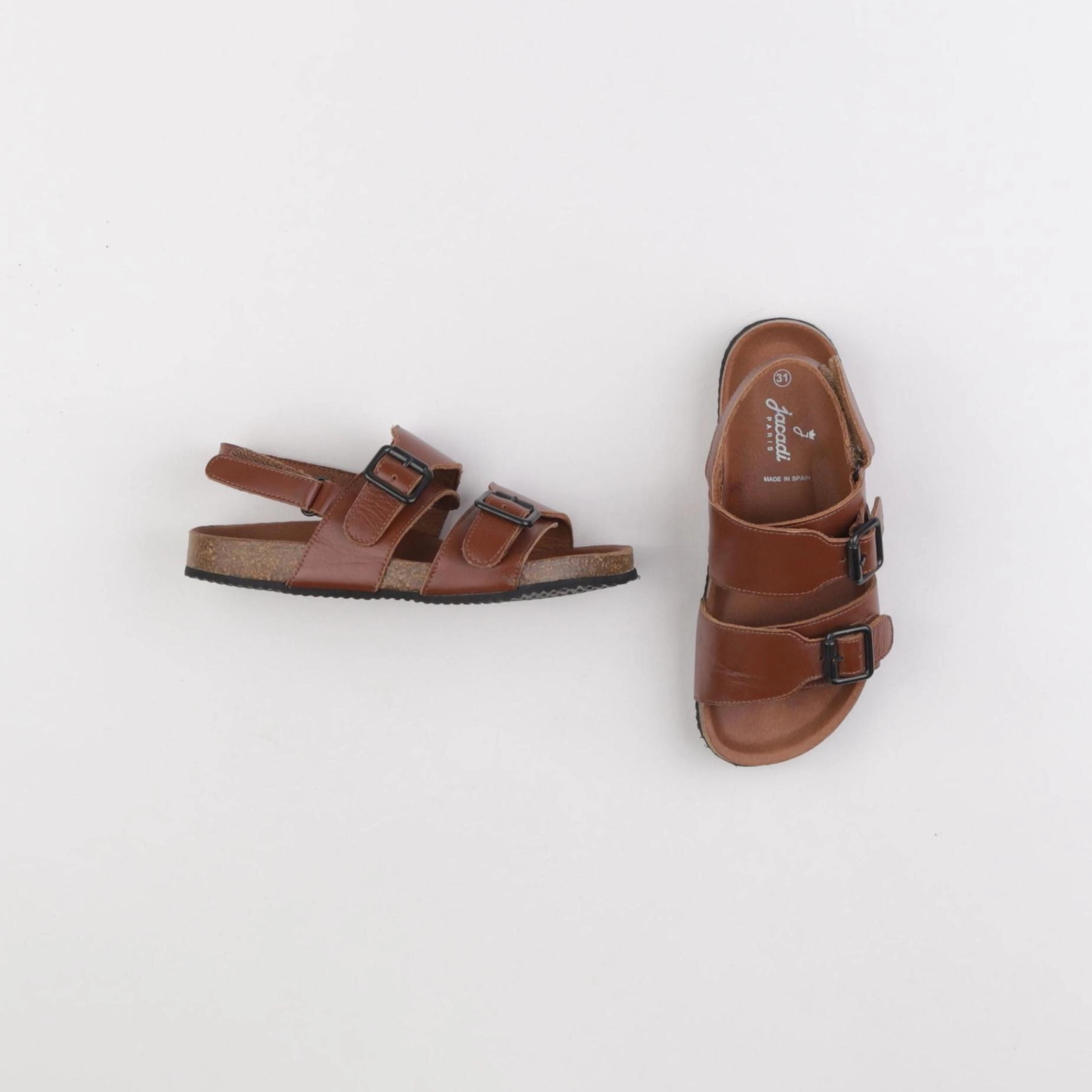 Jacadi - sandales marron - pointure 31