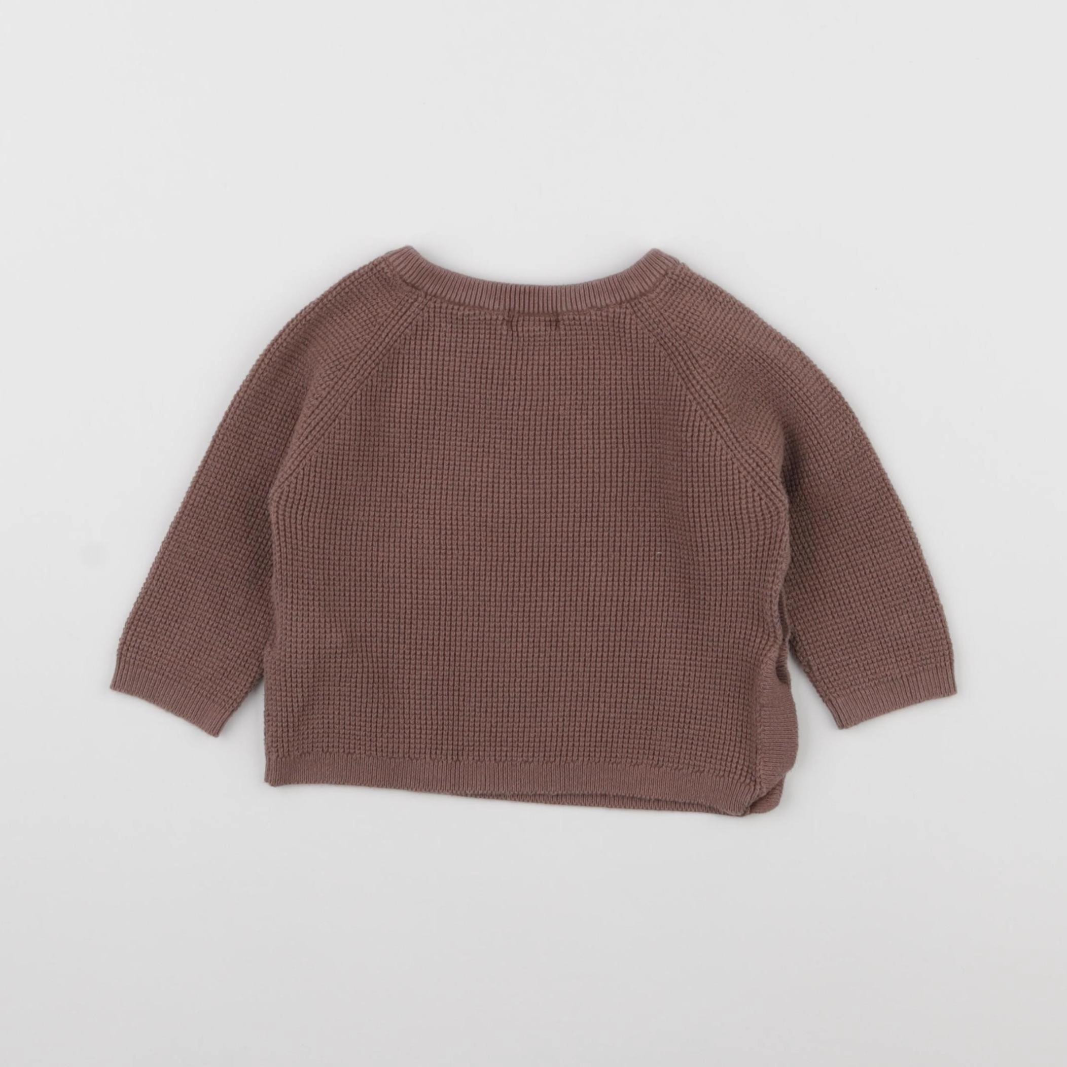 Vertbaudet - pull marron - 9 mois