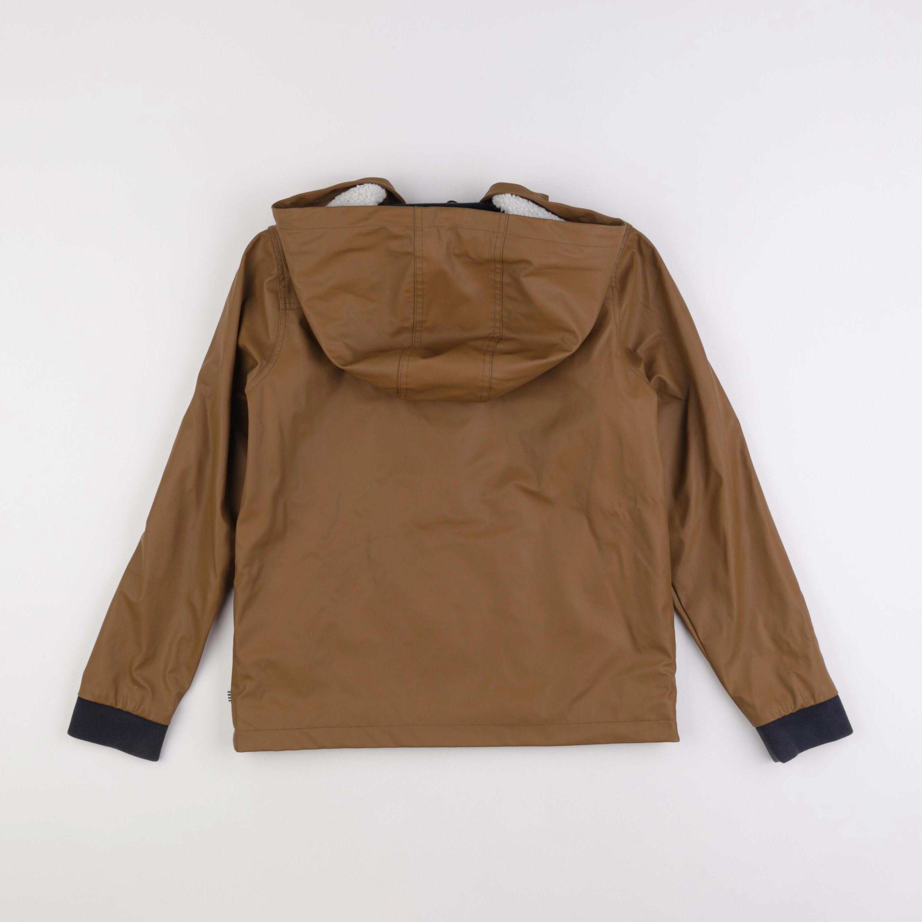 Petit Bateau - imperméable marron - 10 ans