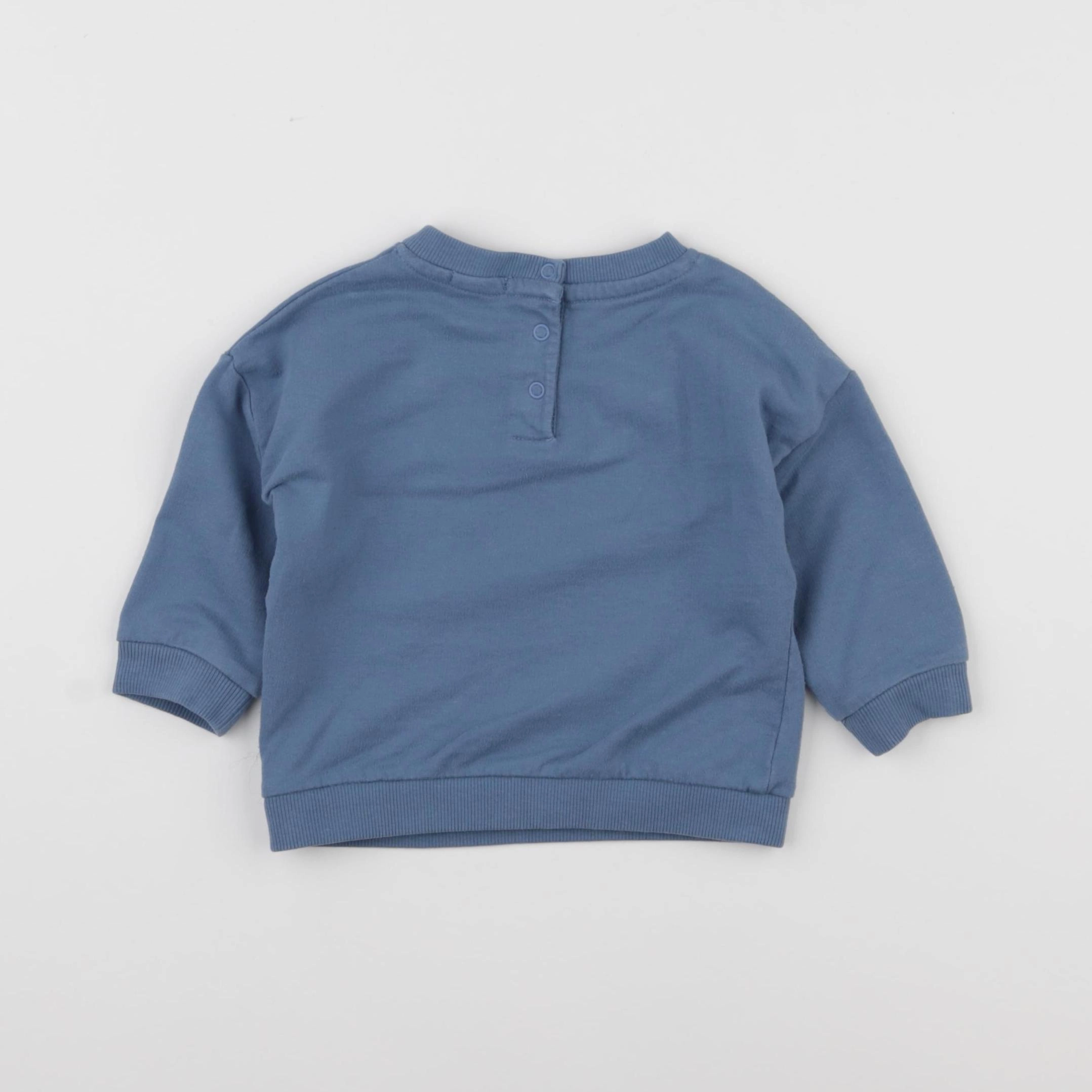 Vertbaudet - sweat bleu - 9 mois