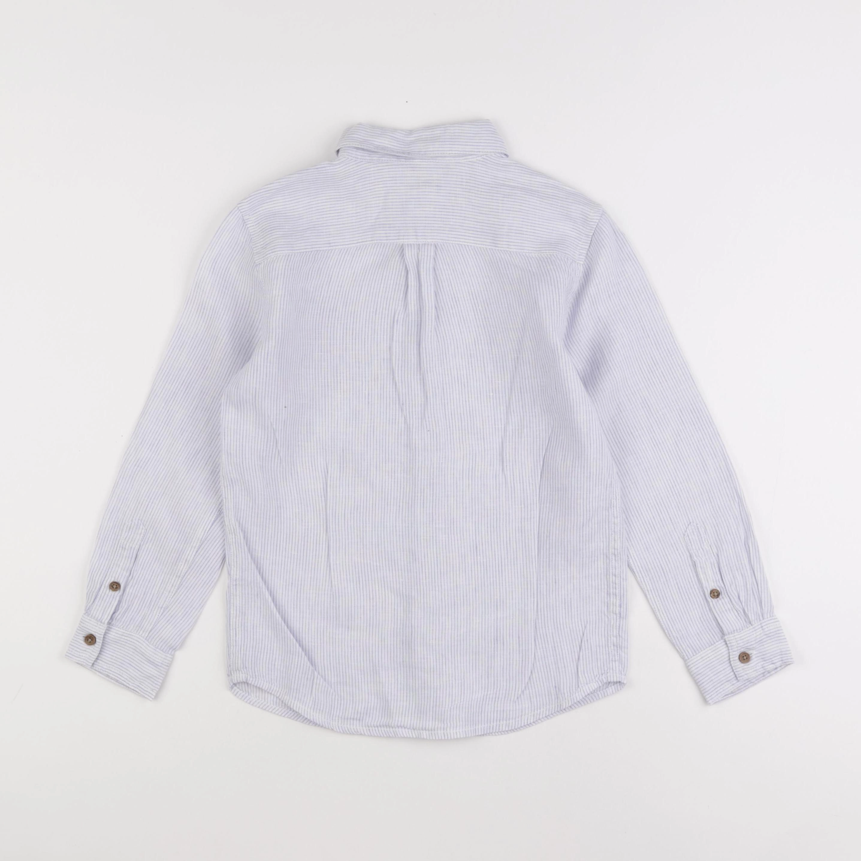 Monoprix - chemise bleu - 8 ans