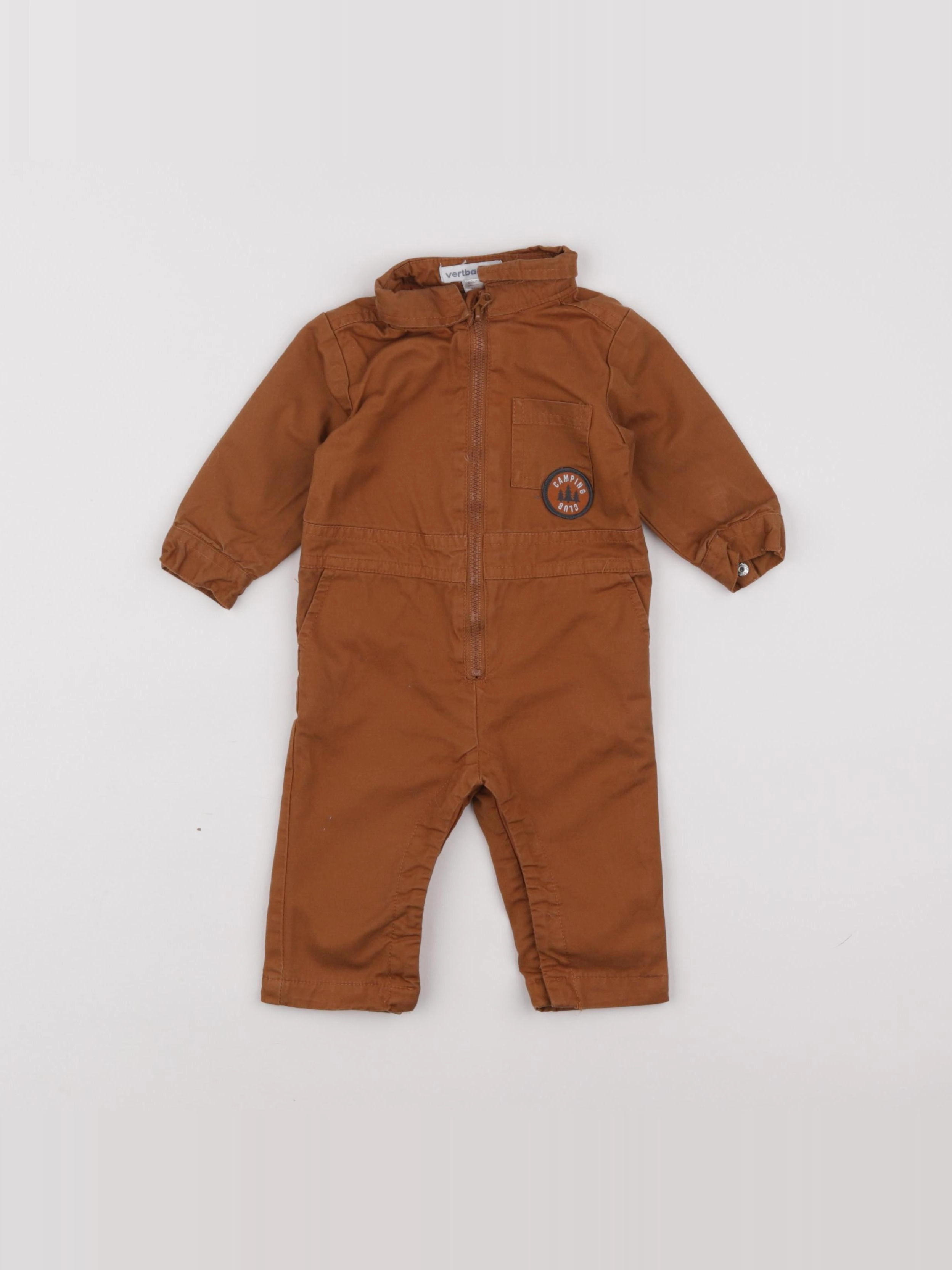 Vertbaudet - combinaison marron - 3 mois