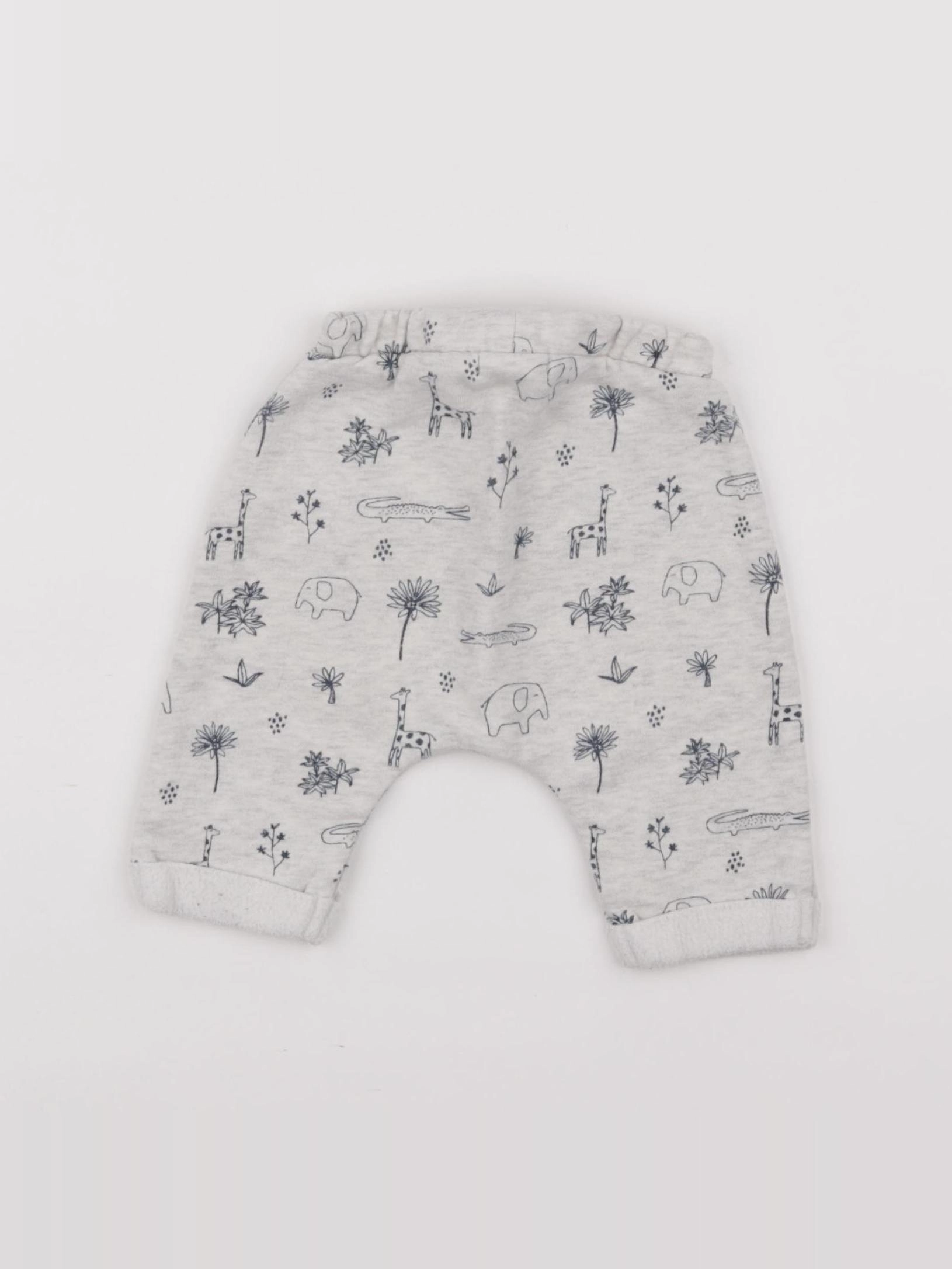 Vertbaudet - sarouel gris - 1 mois