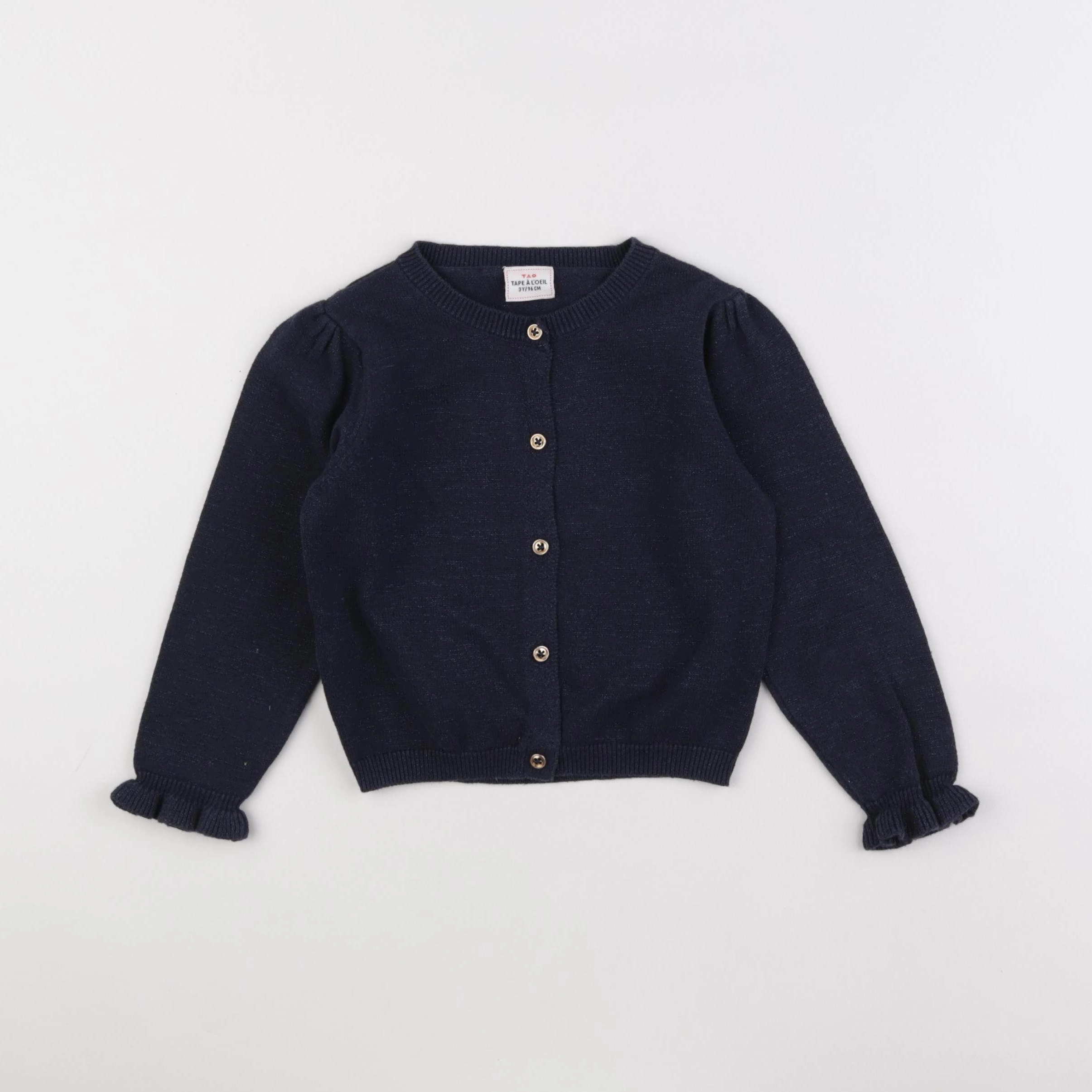 Tape à l'oeil - gilet bleu, argent - 3 ans