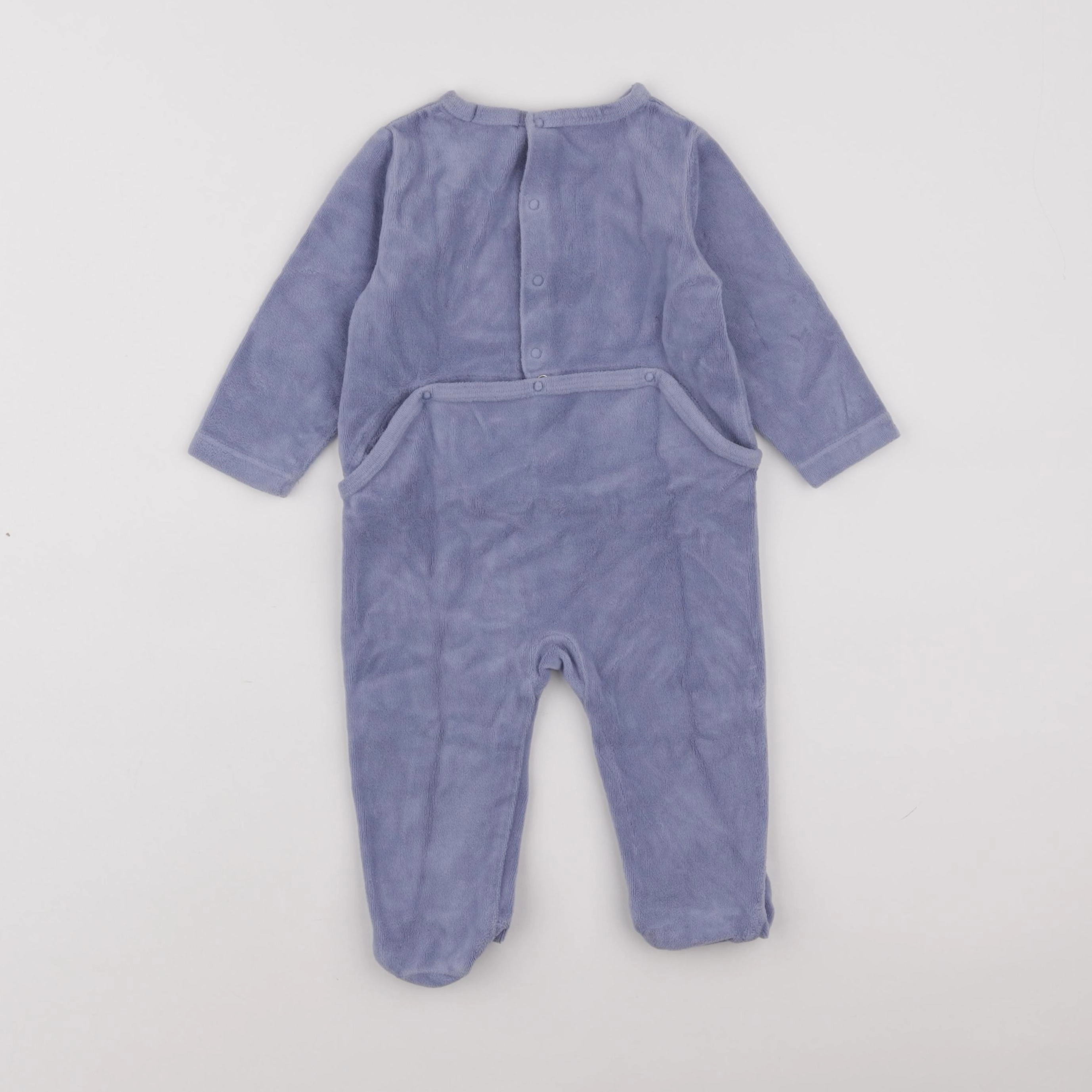 Boutchou - pyjama velours violet - 9 mois