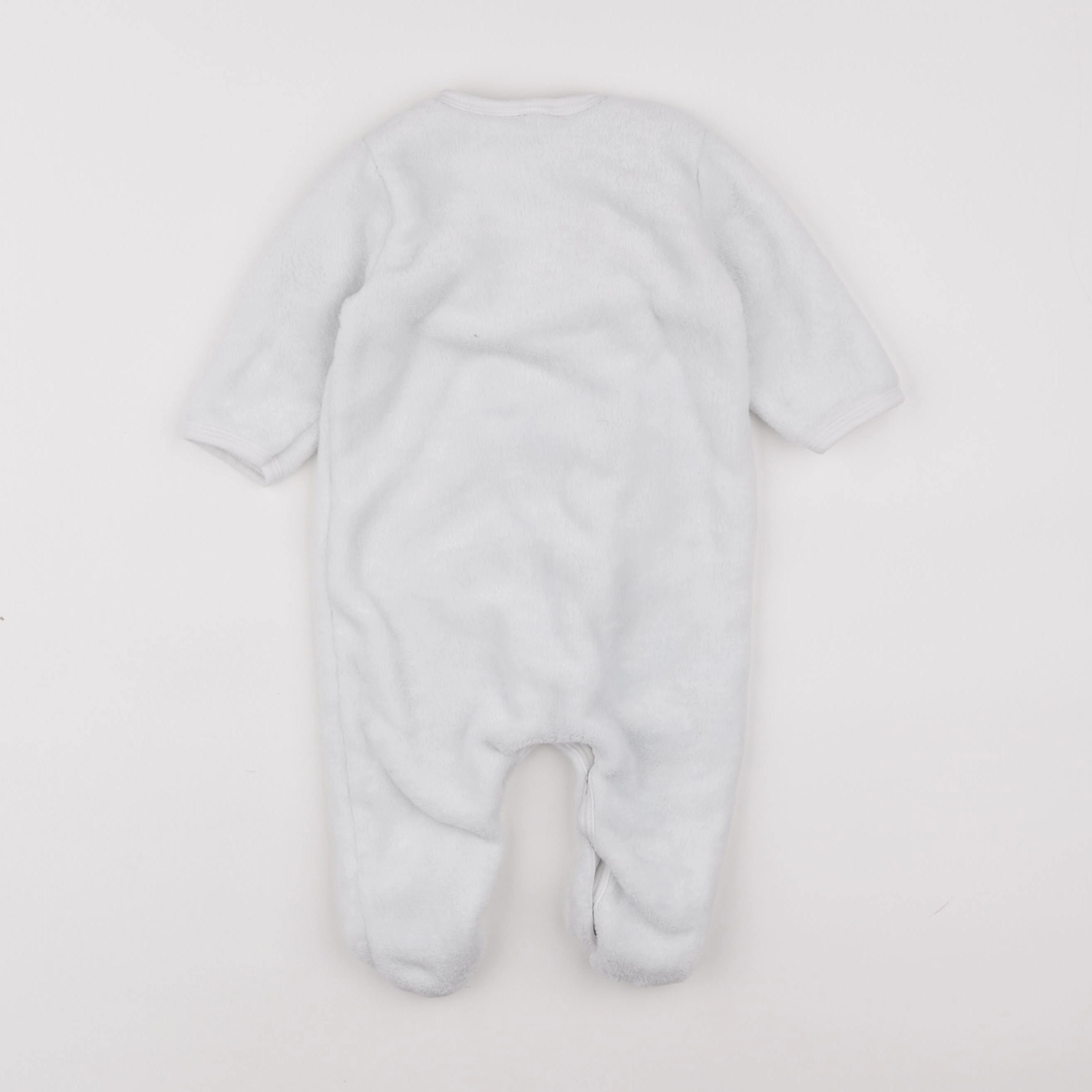 Petit Bateau - sur-pyjama blanc - 6 mois
