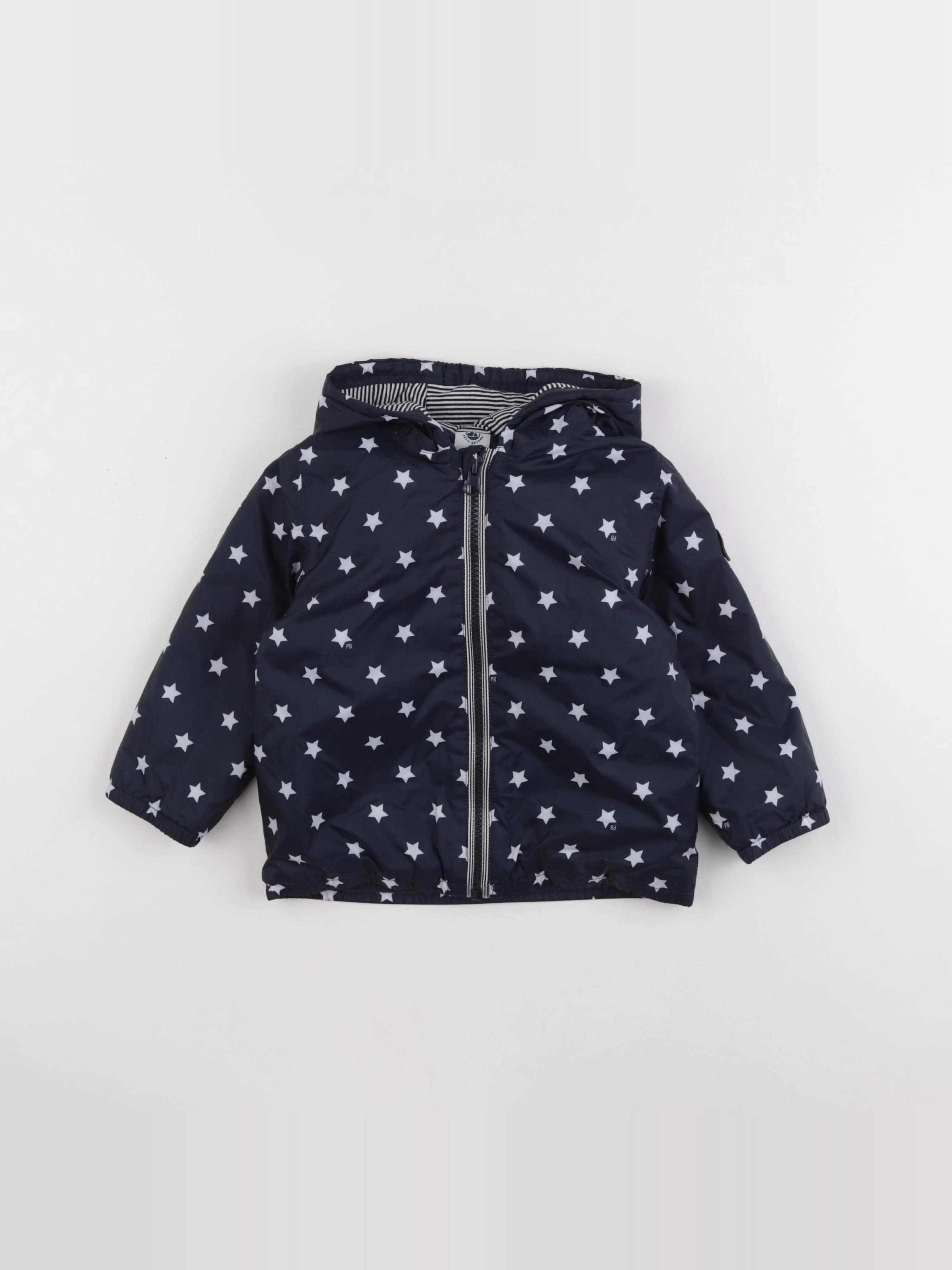 Petit Bateau - doudoune bleu - 18 mois