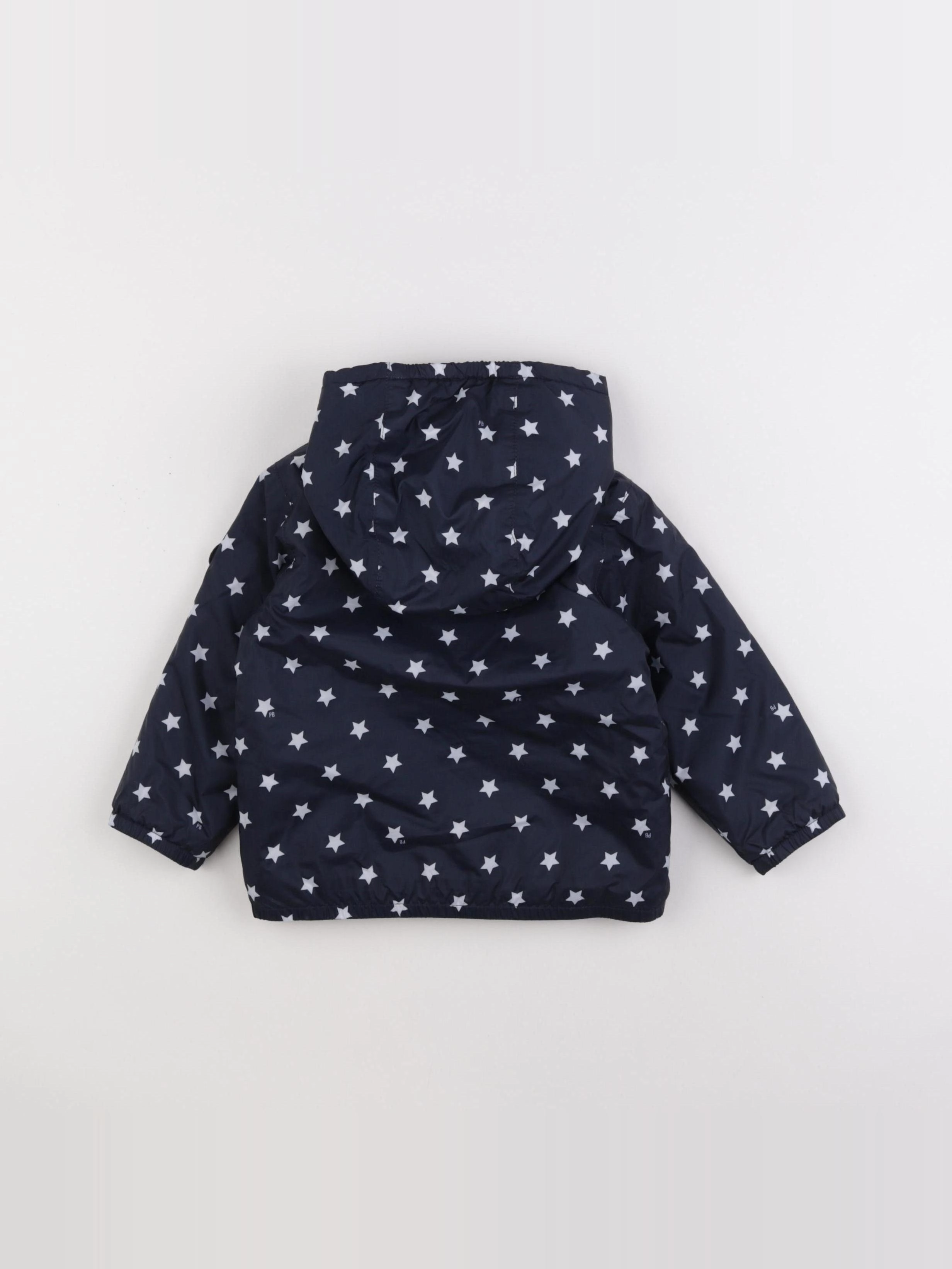 Petit Bateau - doudoune bleu - 18 mois