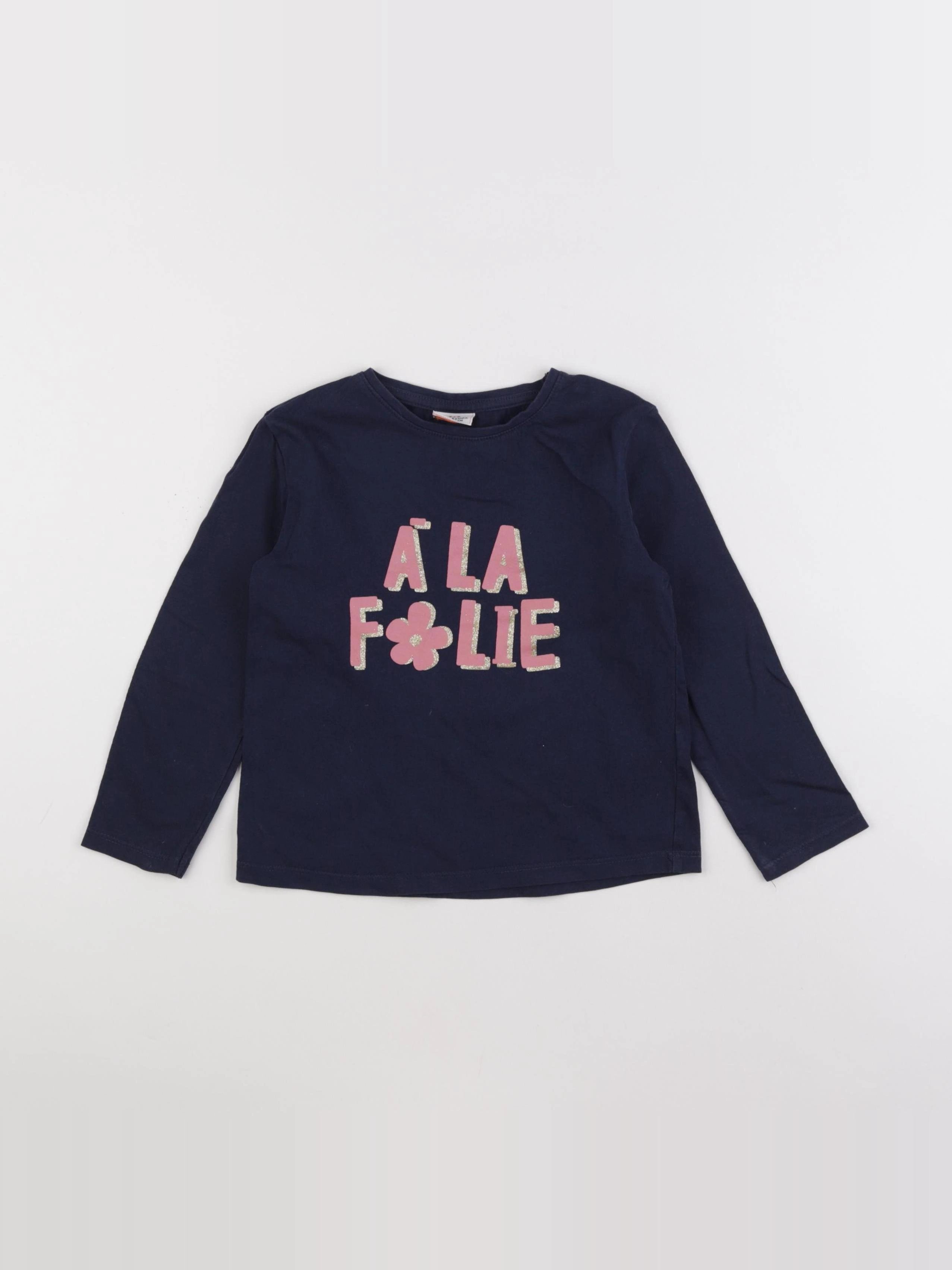 Tape à l'oeil - tee-shirt bleu - 4 ans