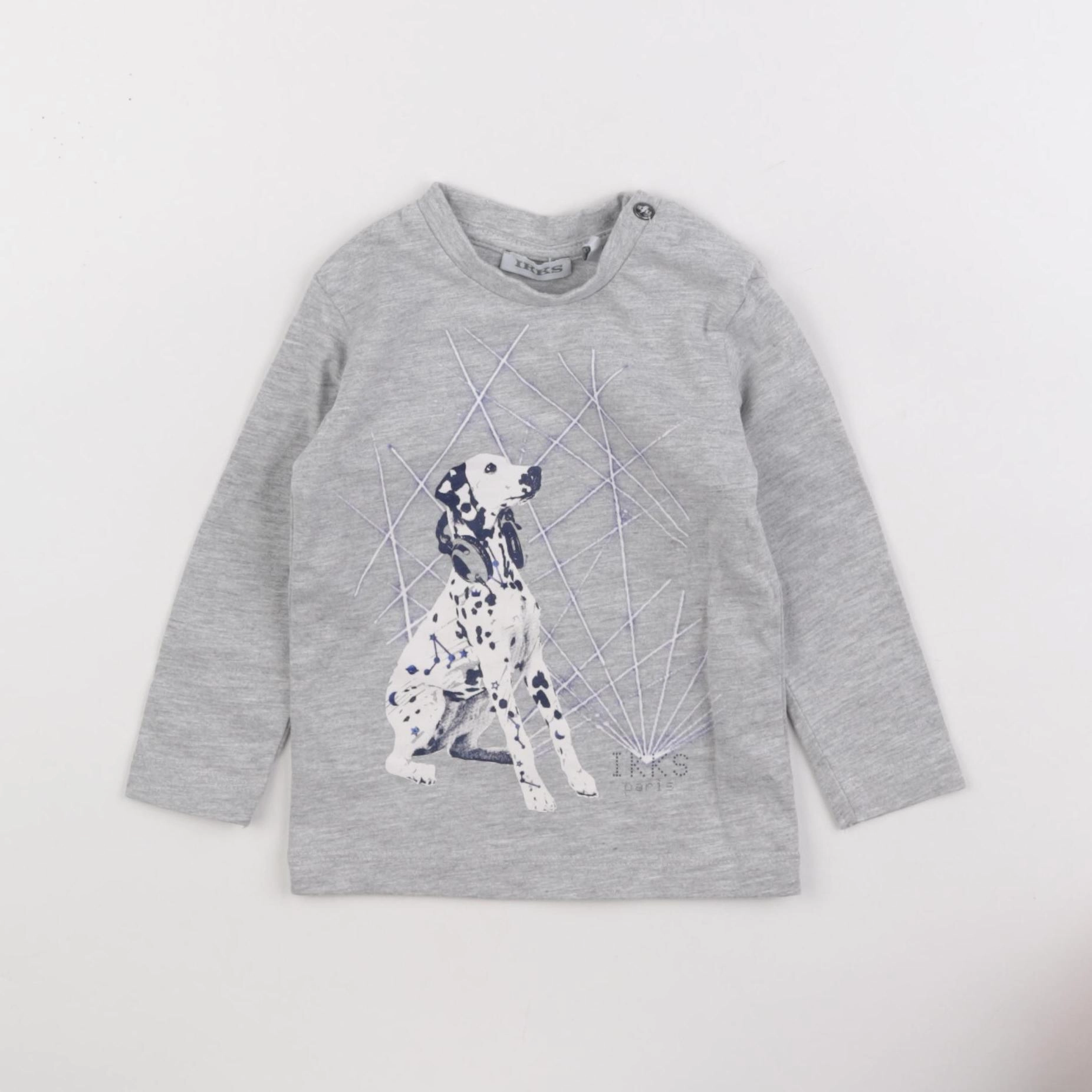 IKKS - tee-shirt gris - 6 mois