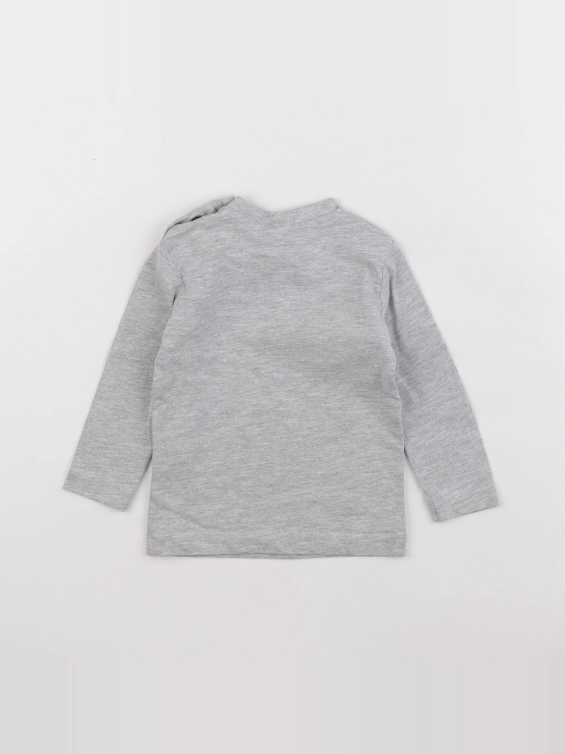 IKKS - tee-shirt gris - 6 mois
