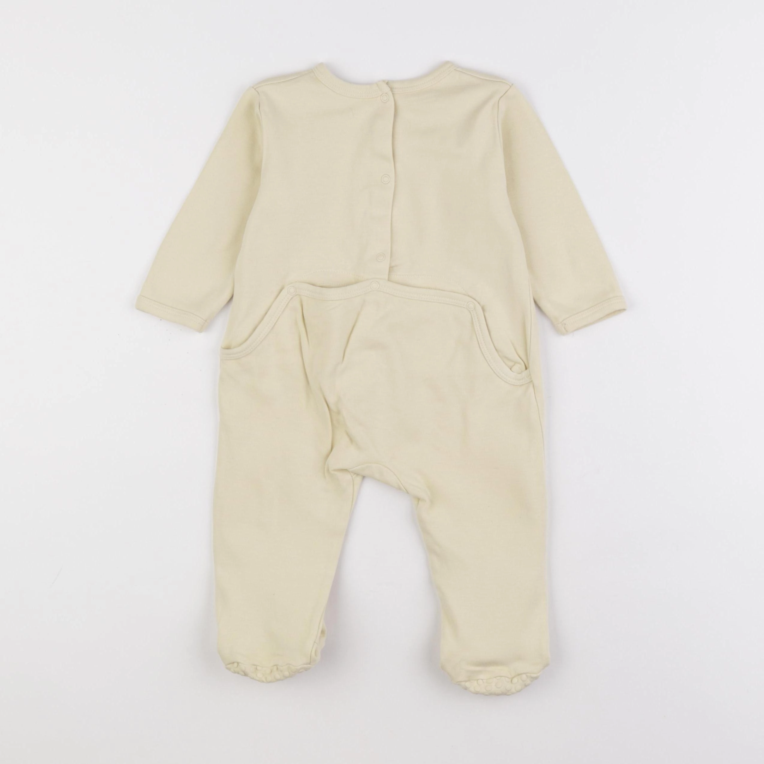 Vertbaudet - pyjama coton jaune - 12 mois