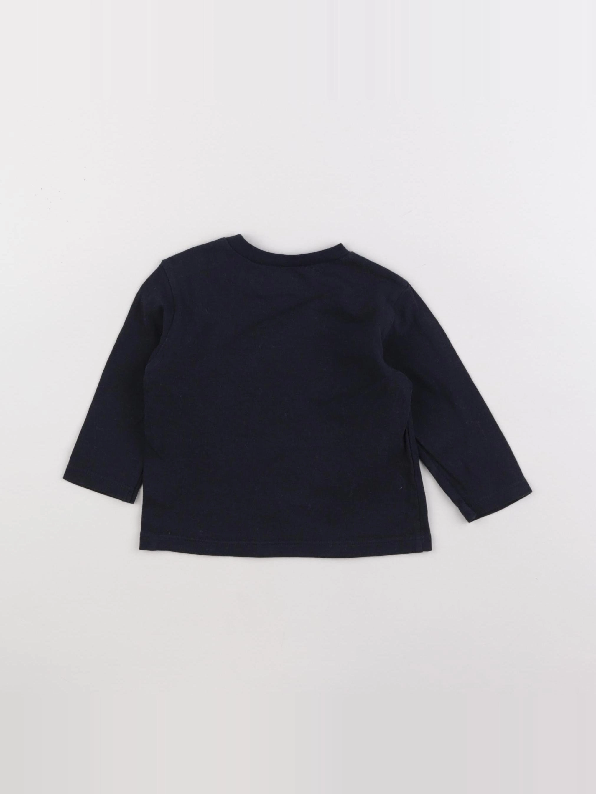 IKKS - tee-shirt bleu - 6 mois