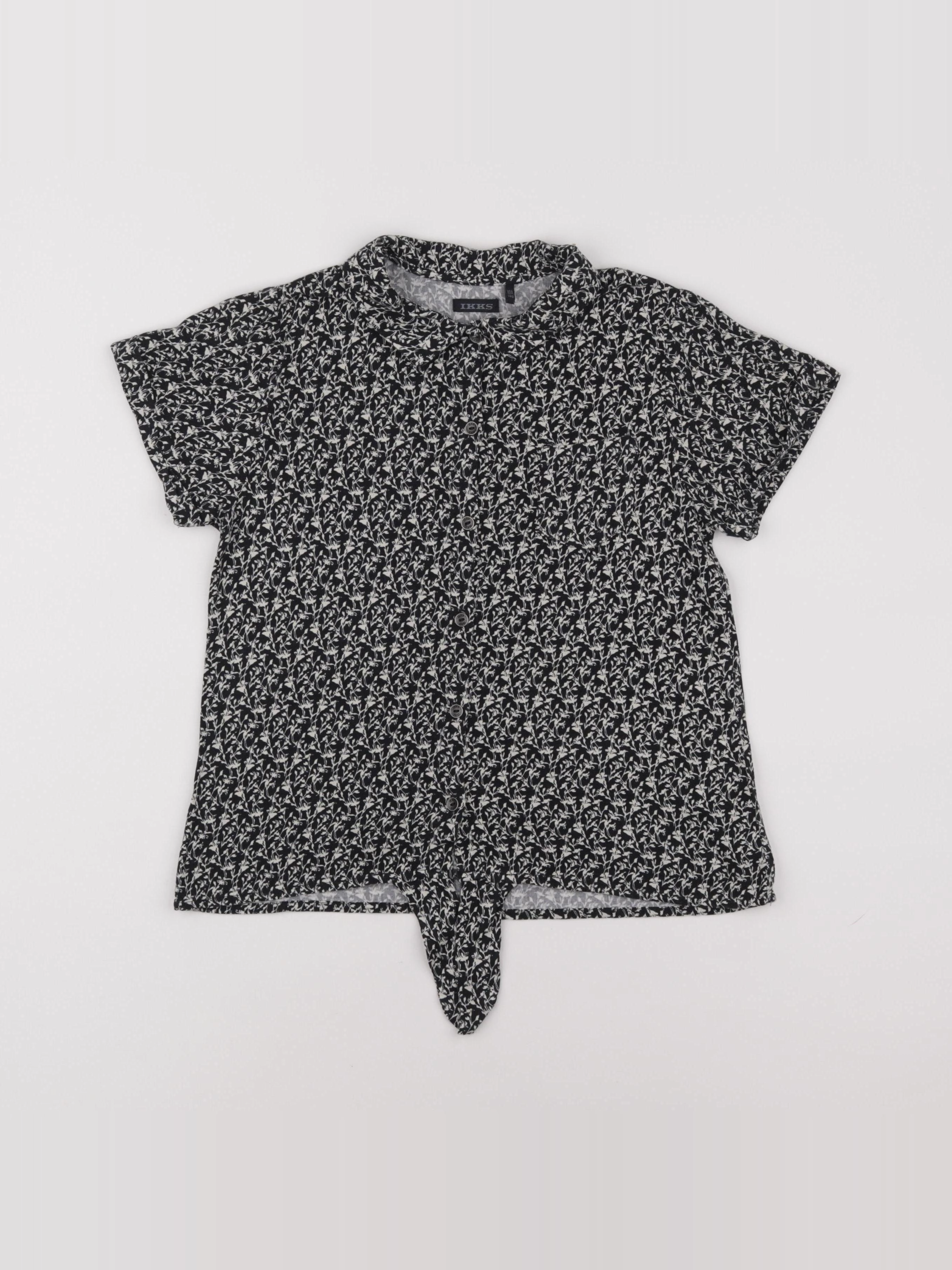 IKKS - chemise noir - 10 ans