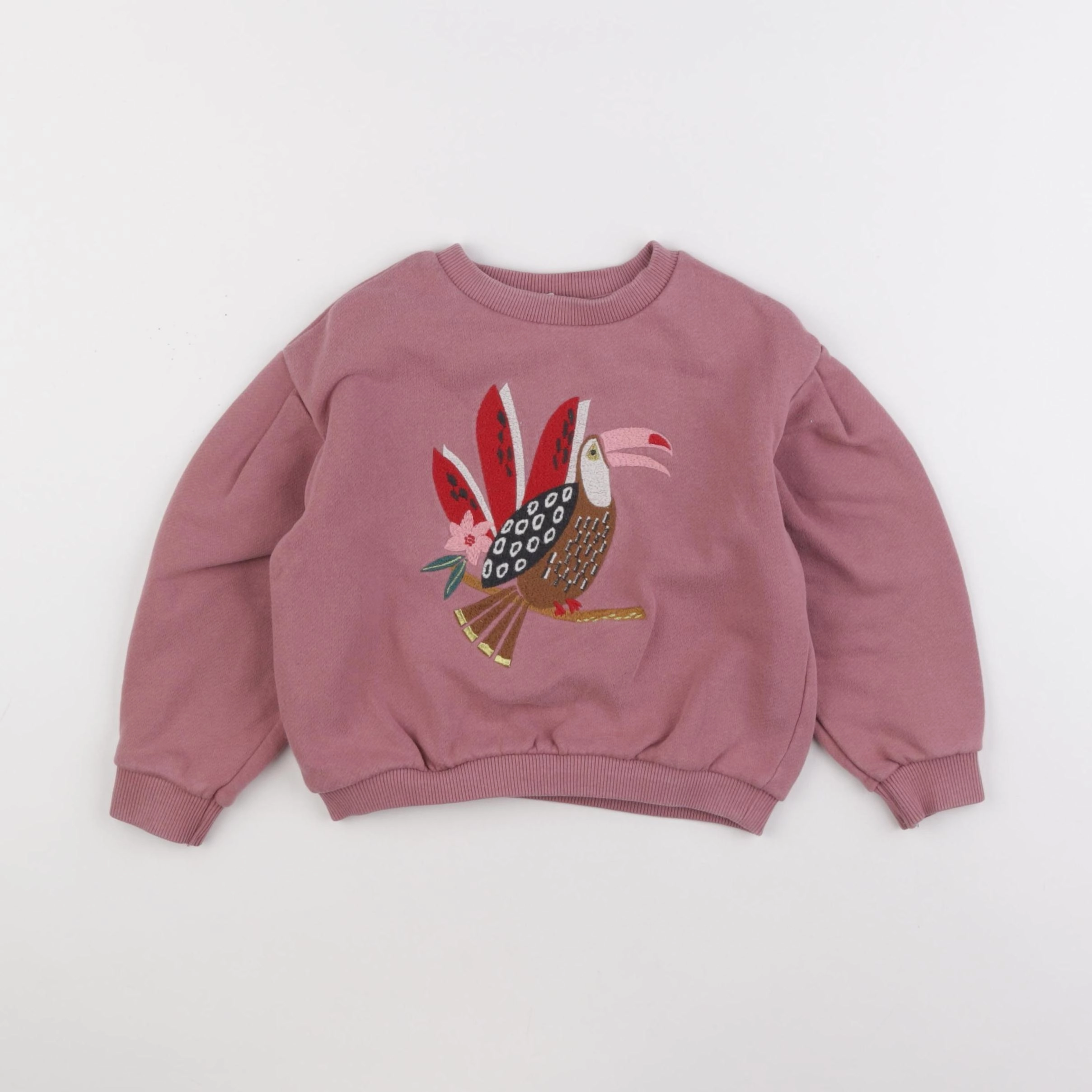 Tape à l'oeil - sweat rose - 4 ans